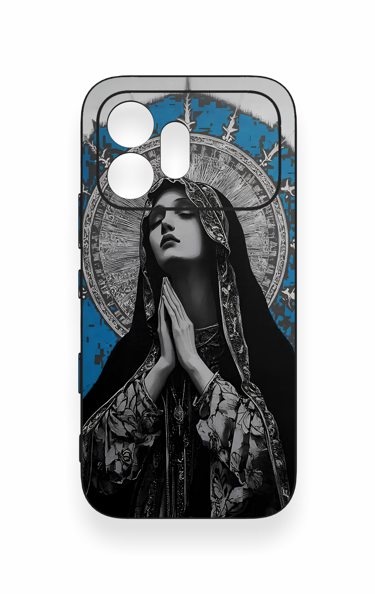 Honor 600 Uyumlu Rahibe Desenli Silikon Kılıf