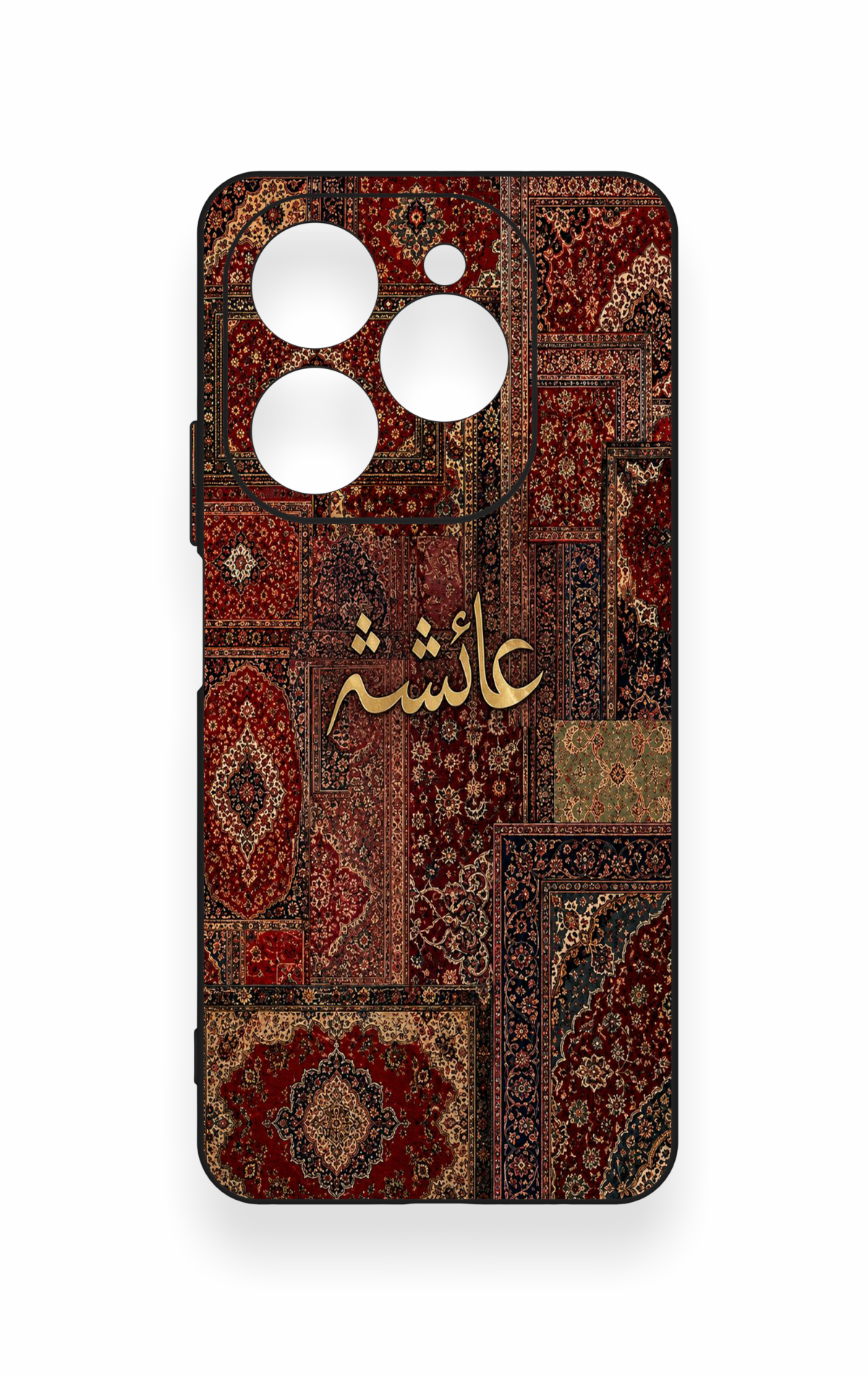 Tecno Spark 20 Pro Uyumlu Vintage Halı Desenli Silikon Kılıf