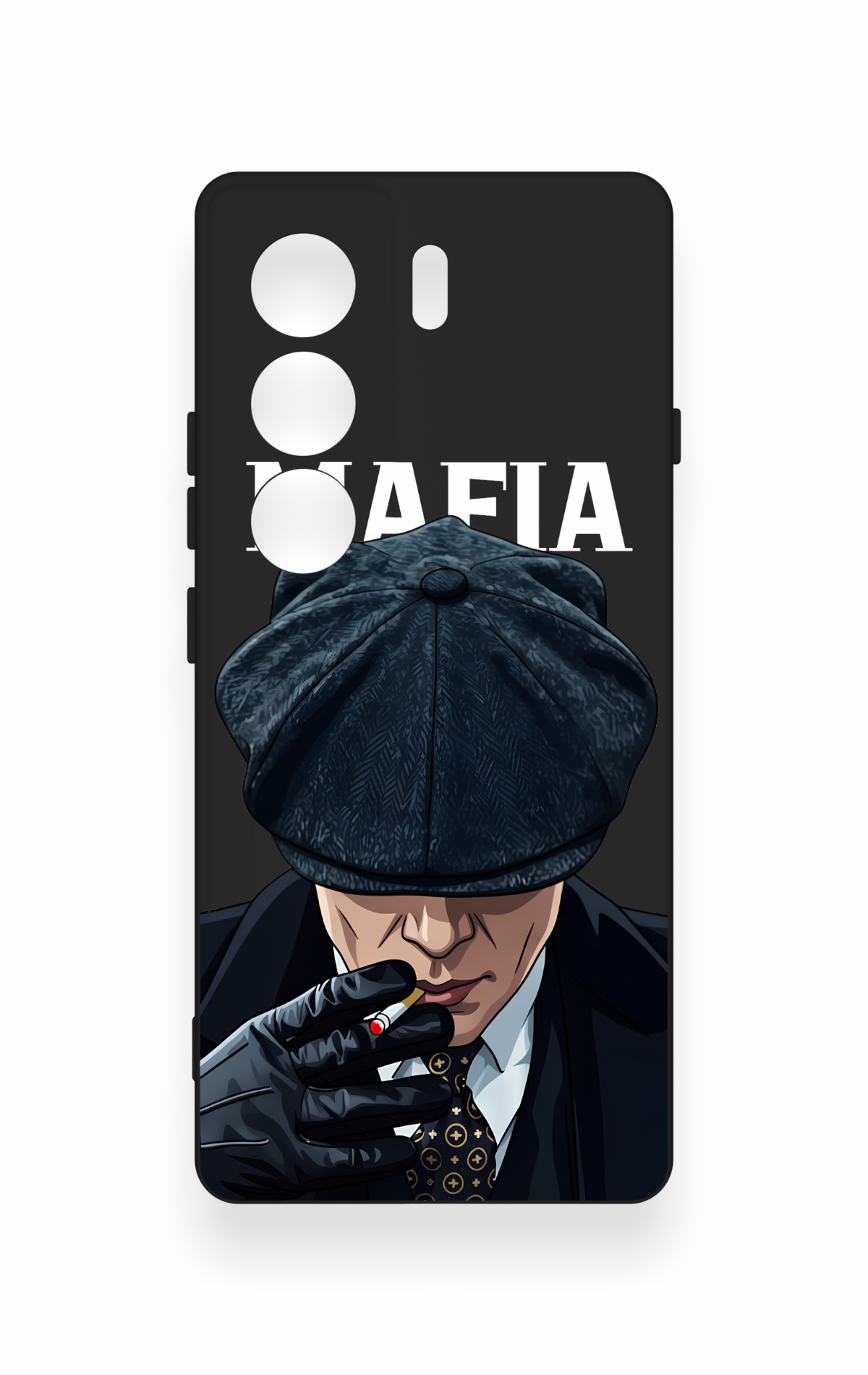Tecno Camon 40 4G Uyumlu MAFIA Desenli Silikon Kılıf