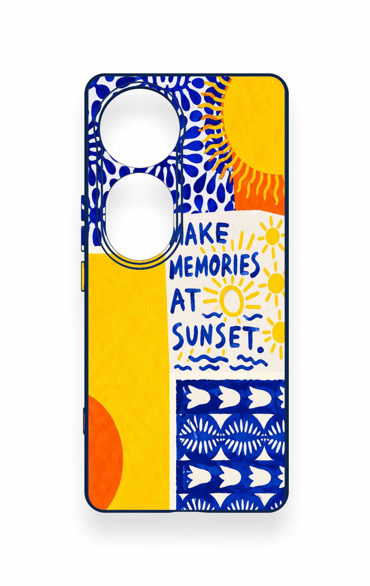Vivo V40 Uyumlu Sunset Desenli Silikon Kılıf