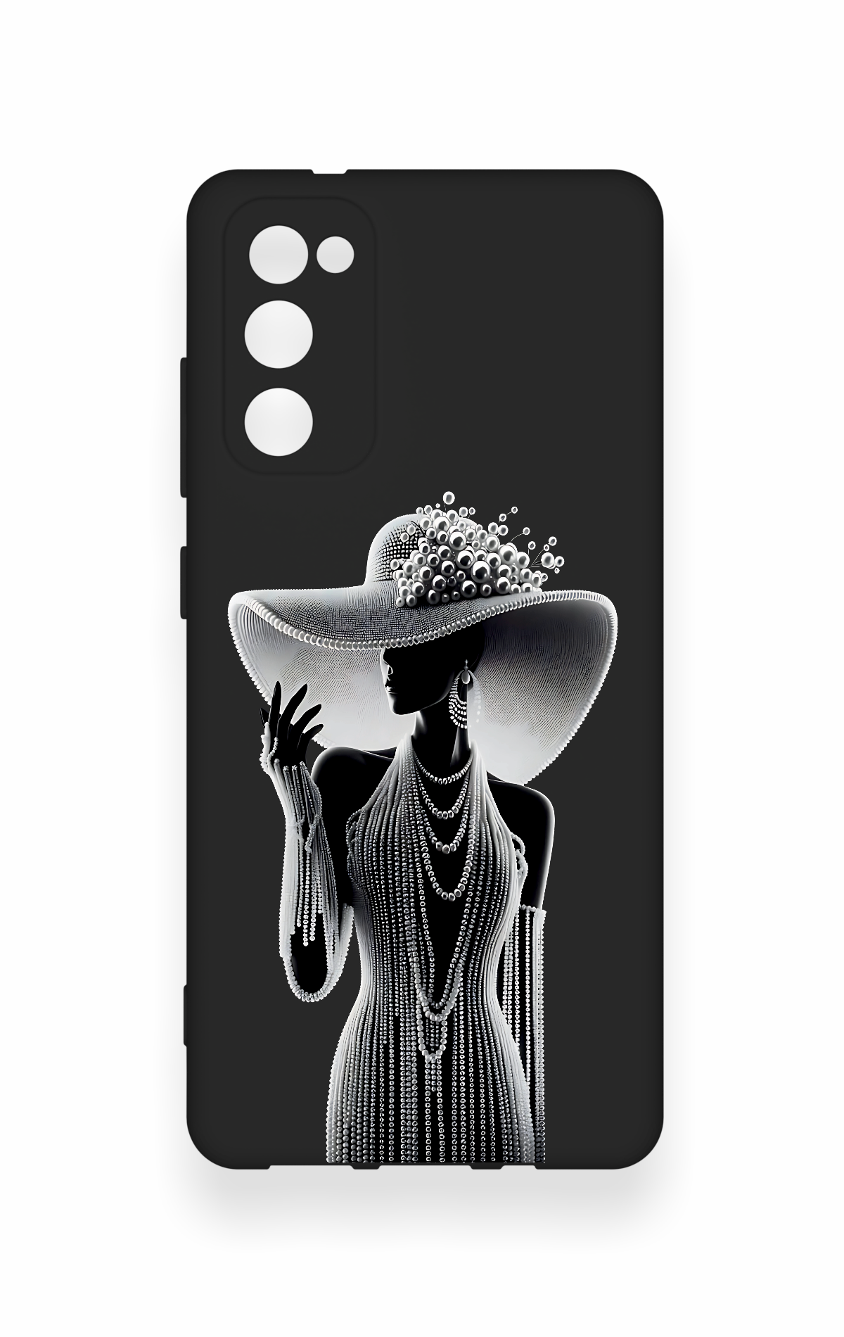 Samsung S20Fe Uyumlu Lady Desenli Silikon Kılıf