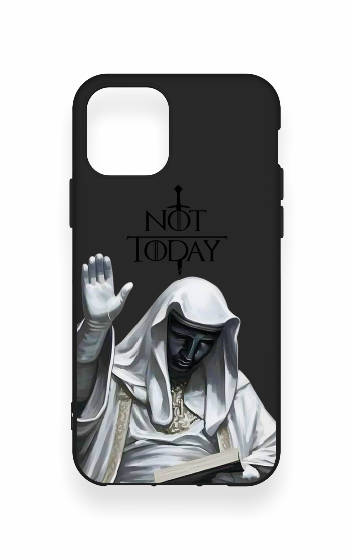 iPhone 11 Pro Uyumlu Not Today Desenli Silikon Kılıf