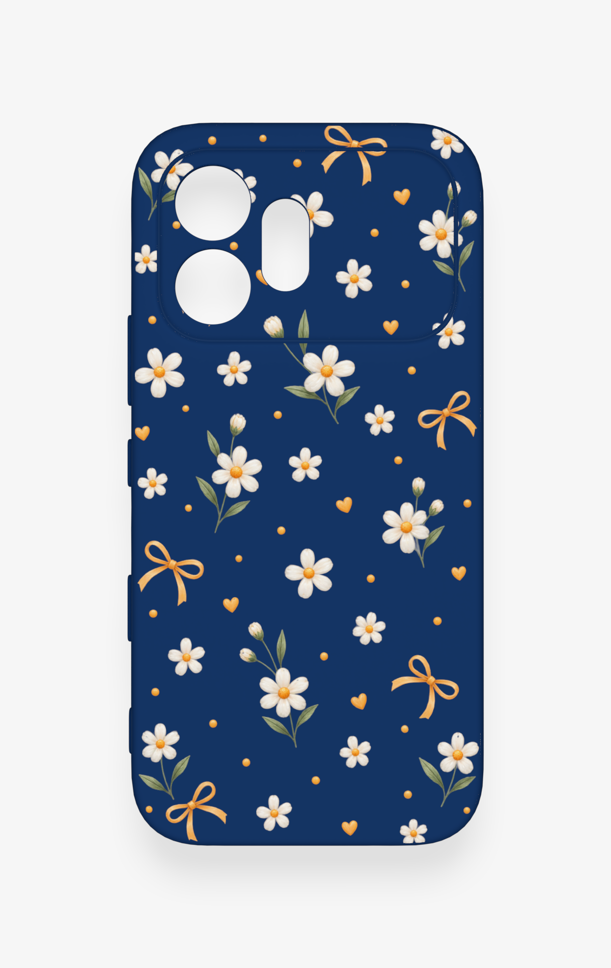 Honor 600 Uyumlu Papatya Fiyonk Desenli Silikon Kılıf