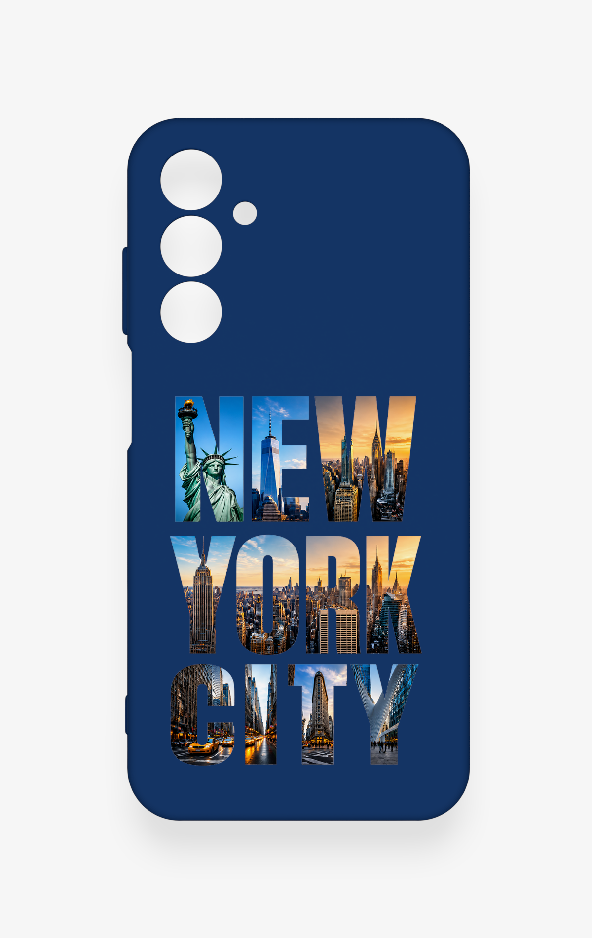Samsung A25 Uyumlu New York City Desenli Silikon Kılıf