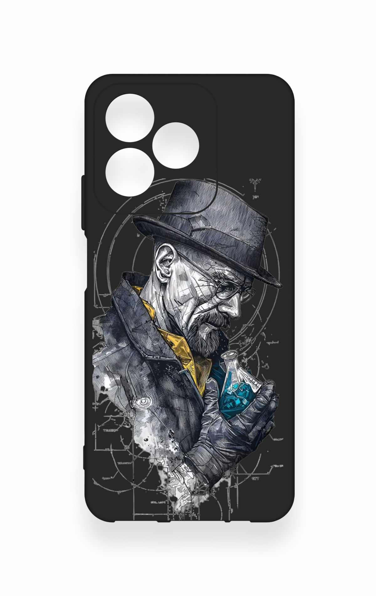 Realme C53 Uyumlu Walter White Desenli Silikon Kılıf