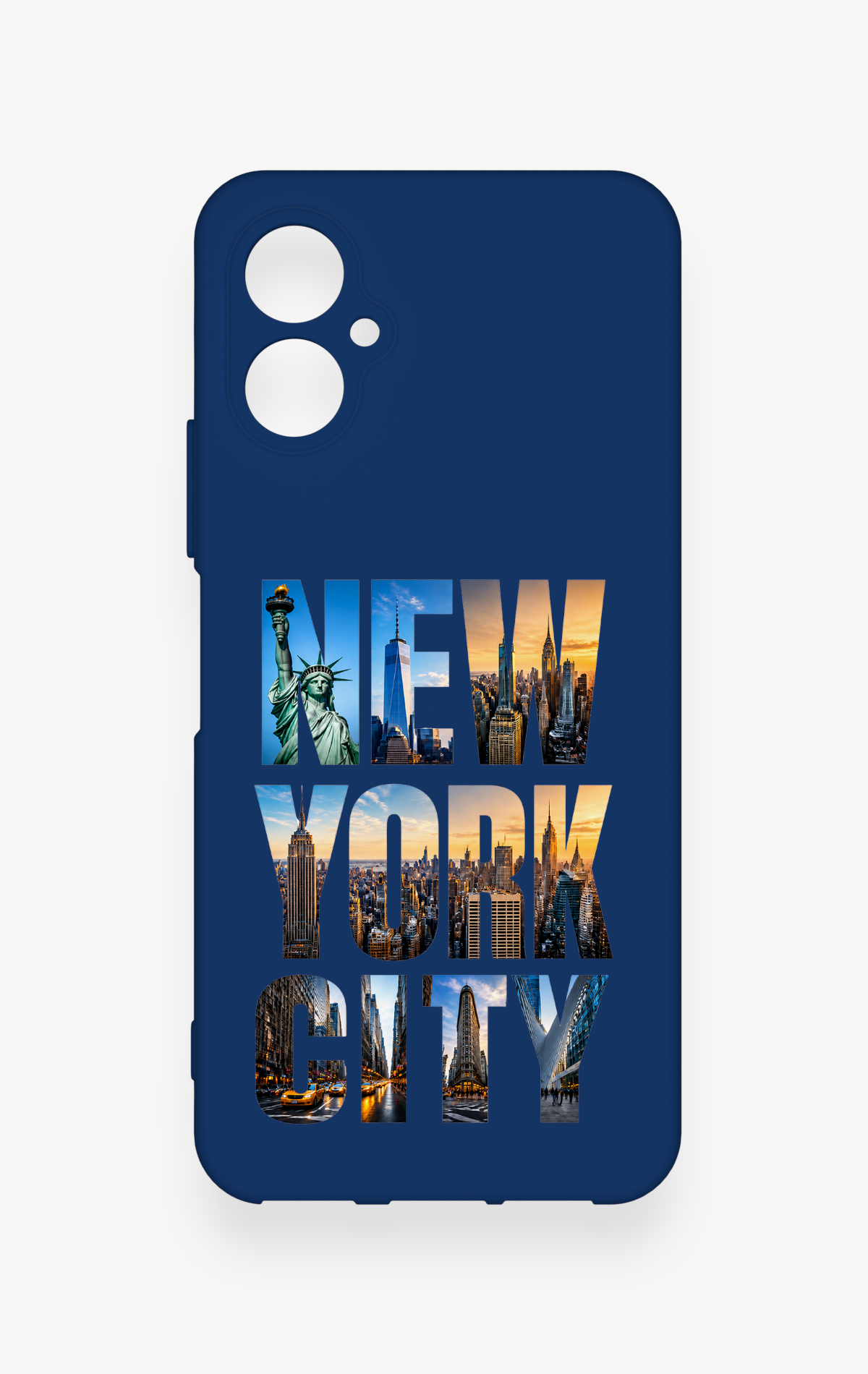Omix X5 Uyumlu New York City Desenli Silikon Kılıf
