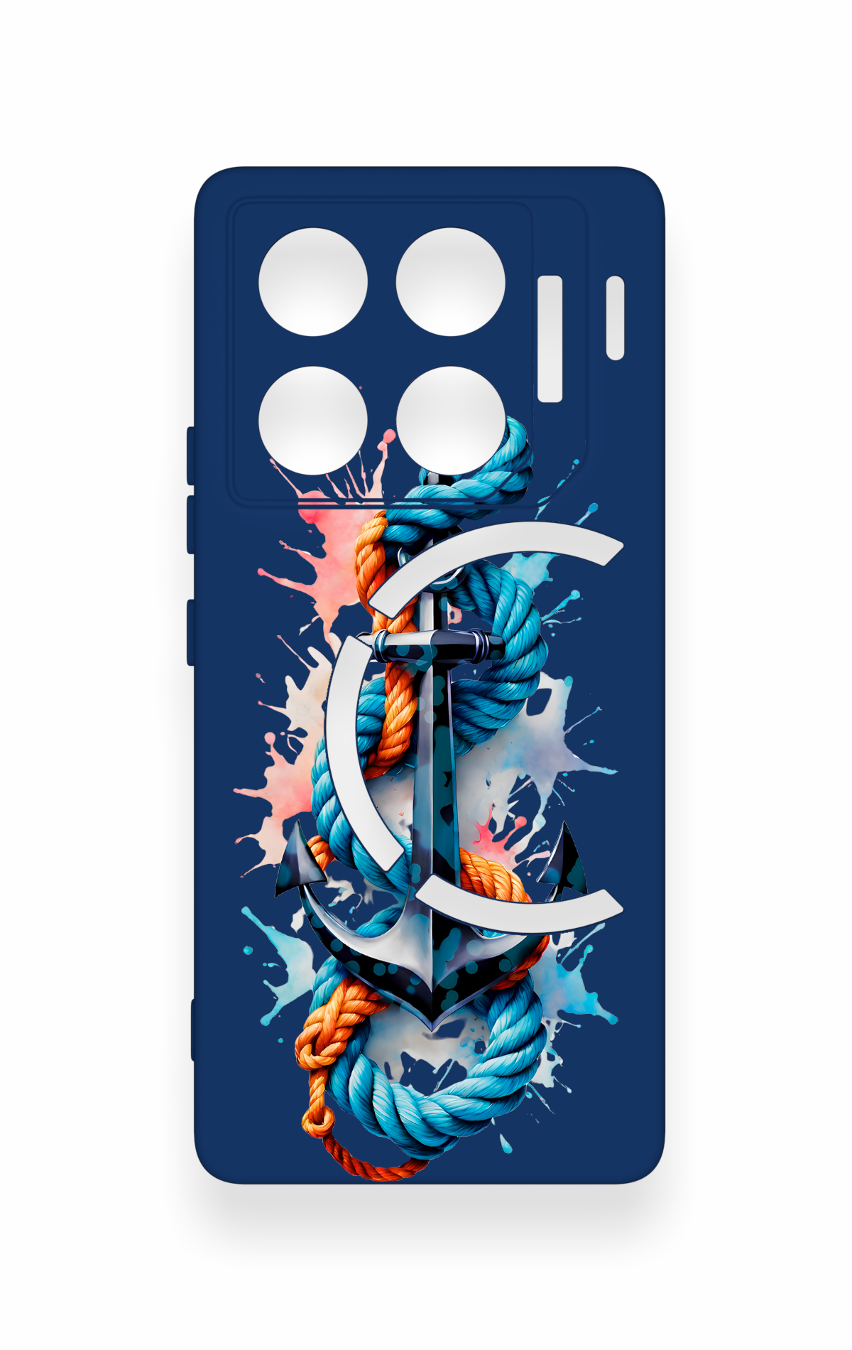 İnfinix Gt 20 Pro Uyumlu Anchor Desenli Silikon Kılıf