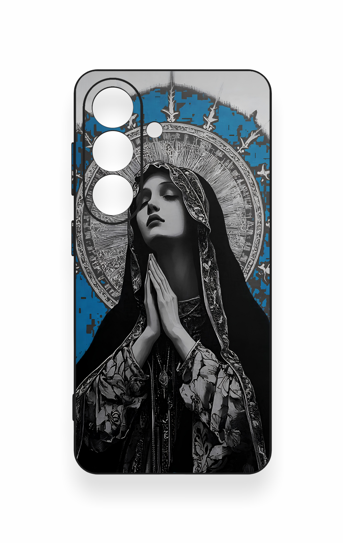 Samsung S26 Uyumlu Rahibe Desenli Silikon Kılıf