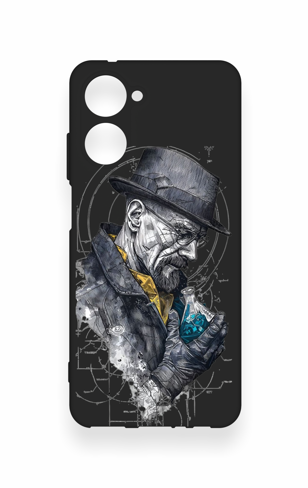 Realme 10 Uyumlu Walter White Desenli Silikon Kılıf