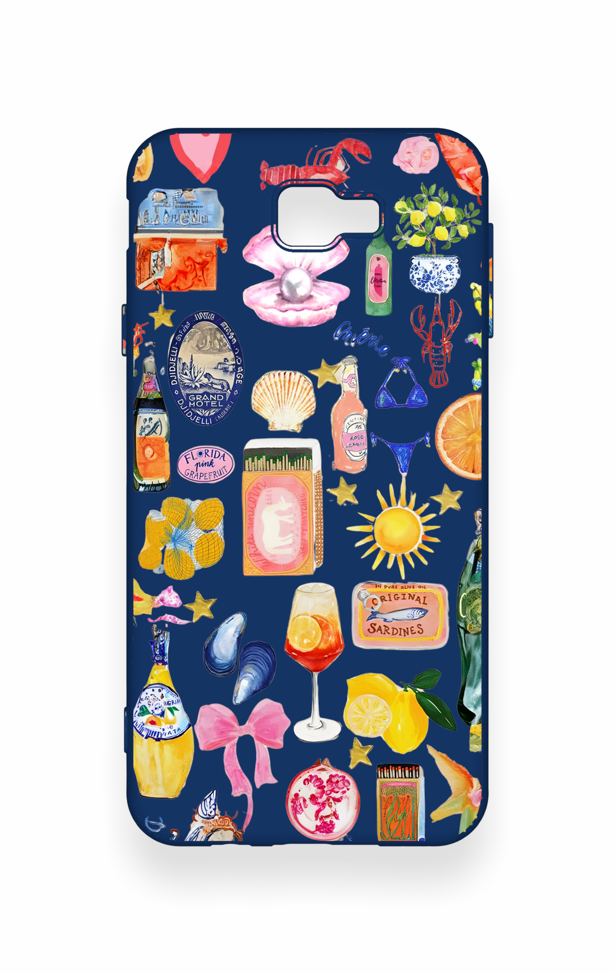 Samsung J7 Prime Uyumlu Summer Desenli Silikon Kılıf
