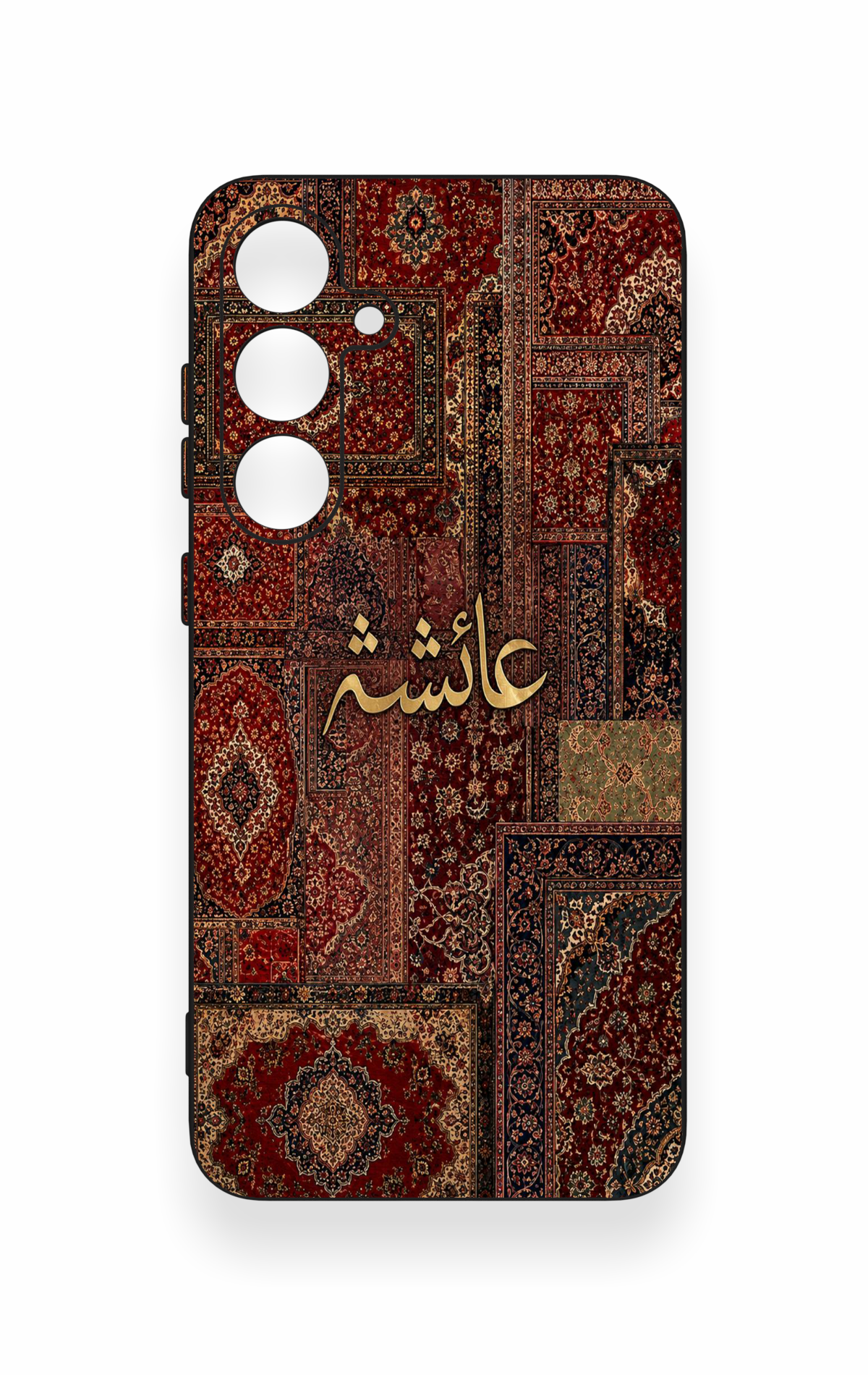 Samsung S24Fe Uyumlu Vintage Halı Desenli Silikon Kılıf
