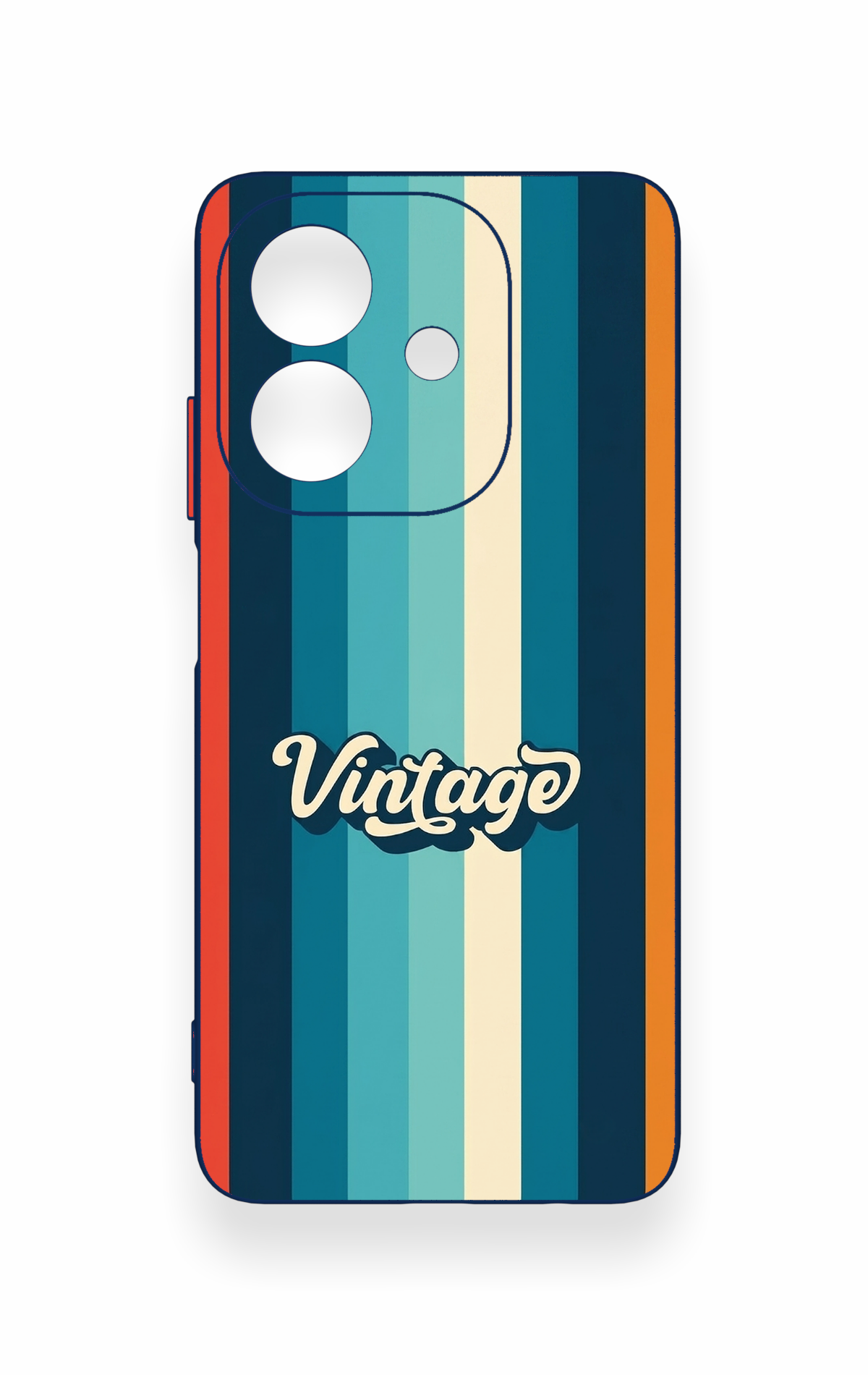 Oppo A3 Uyumlu Vintage Desenli Silikon Kılıf
