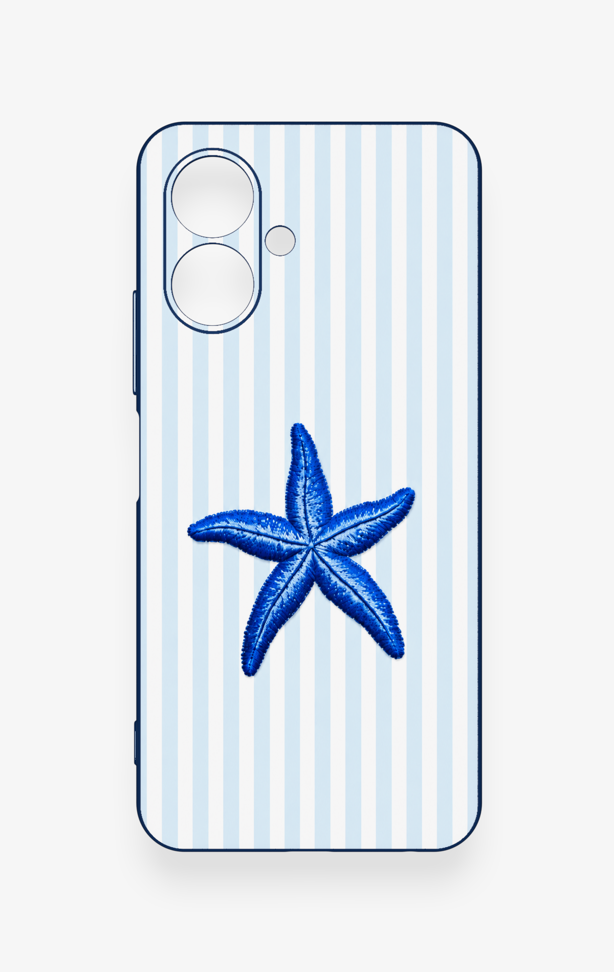 Tecno Spark Go 2 Uyumlu Mavi Deniz Yıldızı Desenli Silikon Kılıf