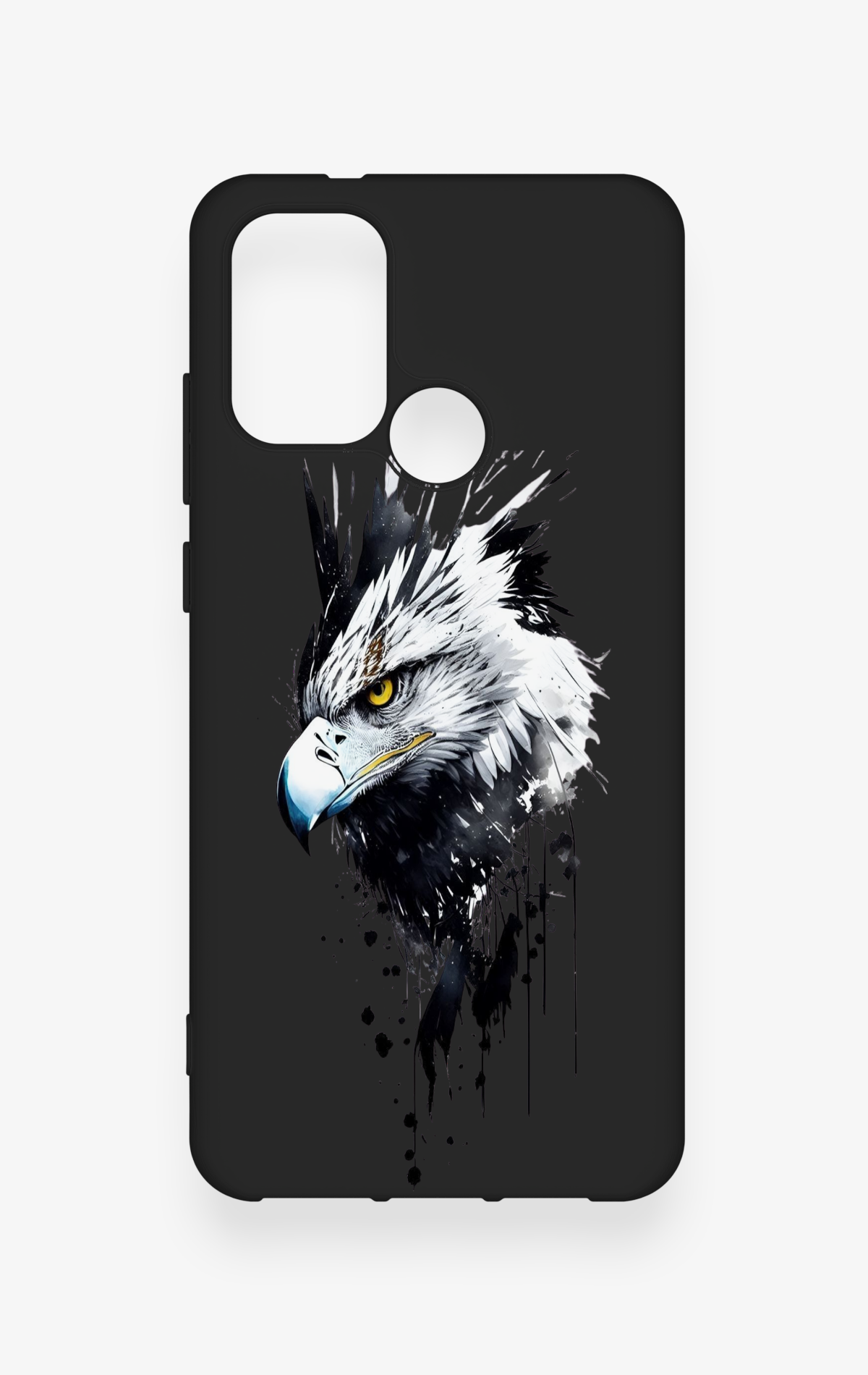 Casper Via F20 Uyumlu Bald Eagle Desenli Silikon Kılıf