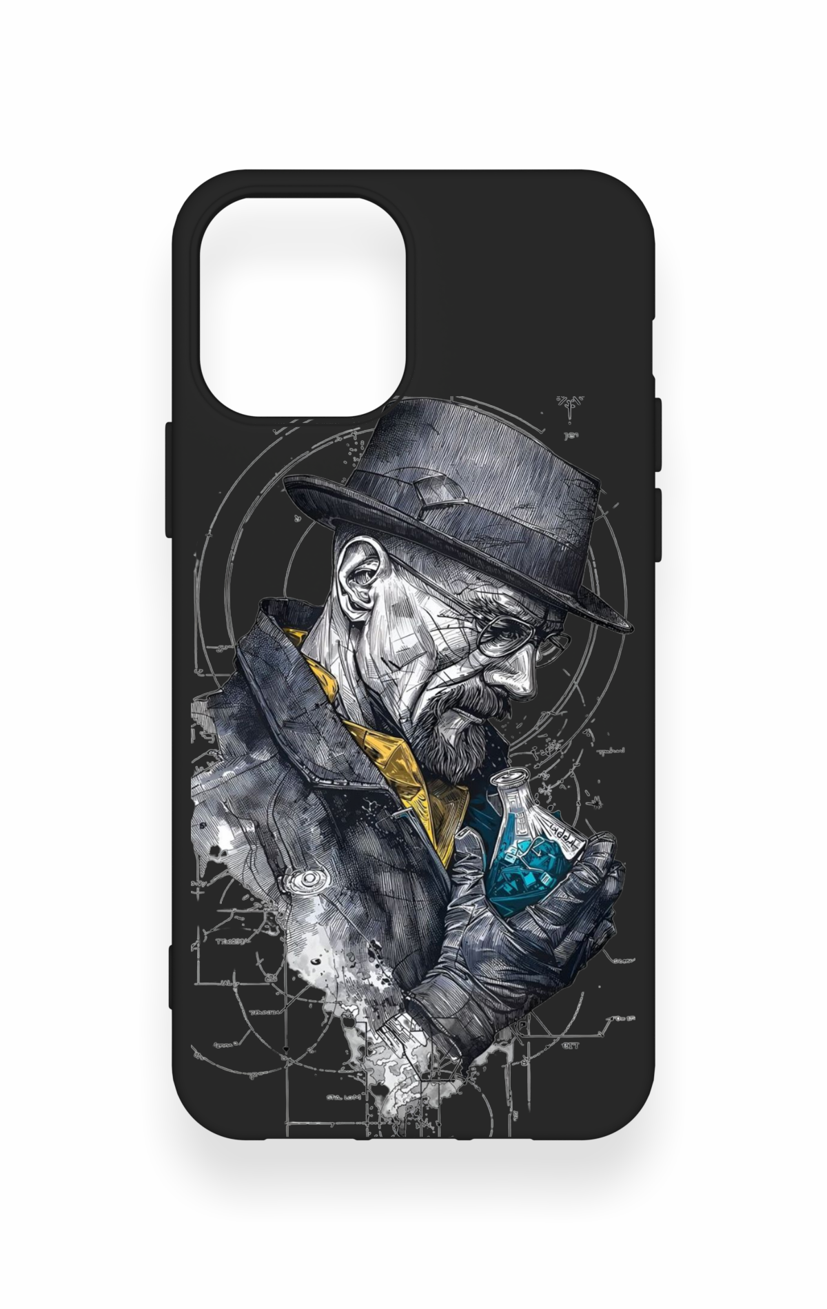 iPhone 12-12PRO Uyumlu Walter White Desenli Silikon Kılıf