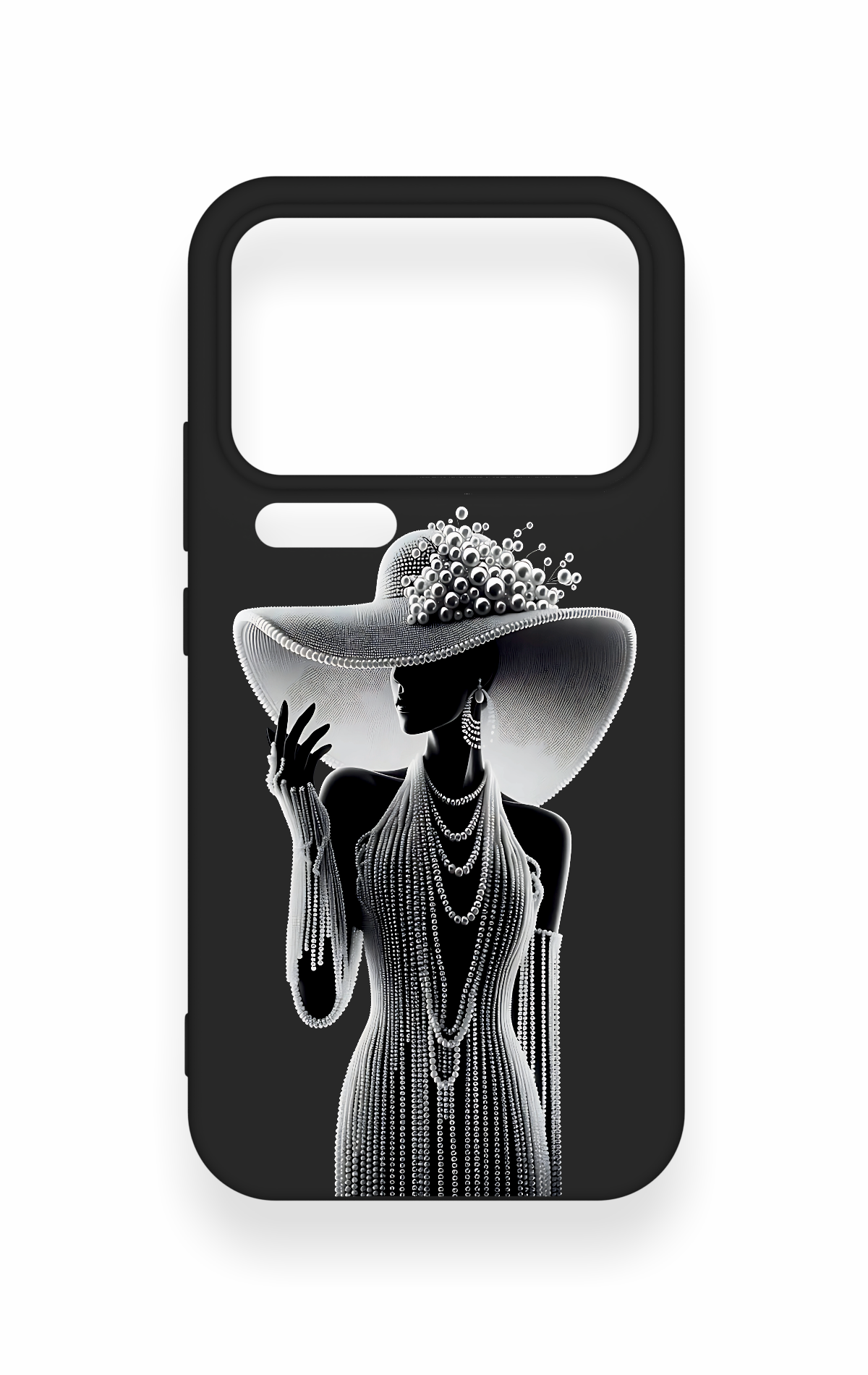 Mi 17 Pro Max Uyumlu Lady Desenli Silikon Kılıf