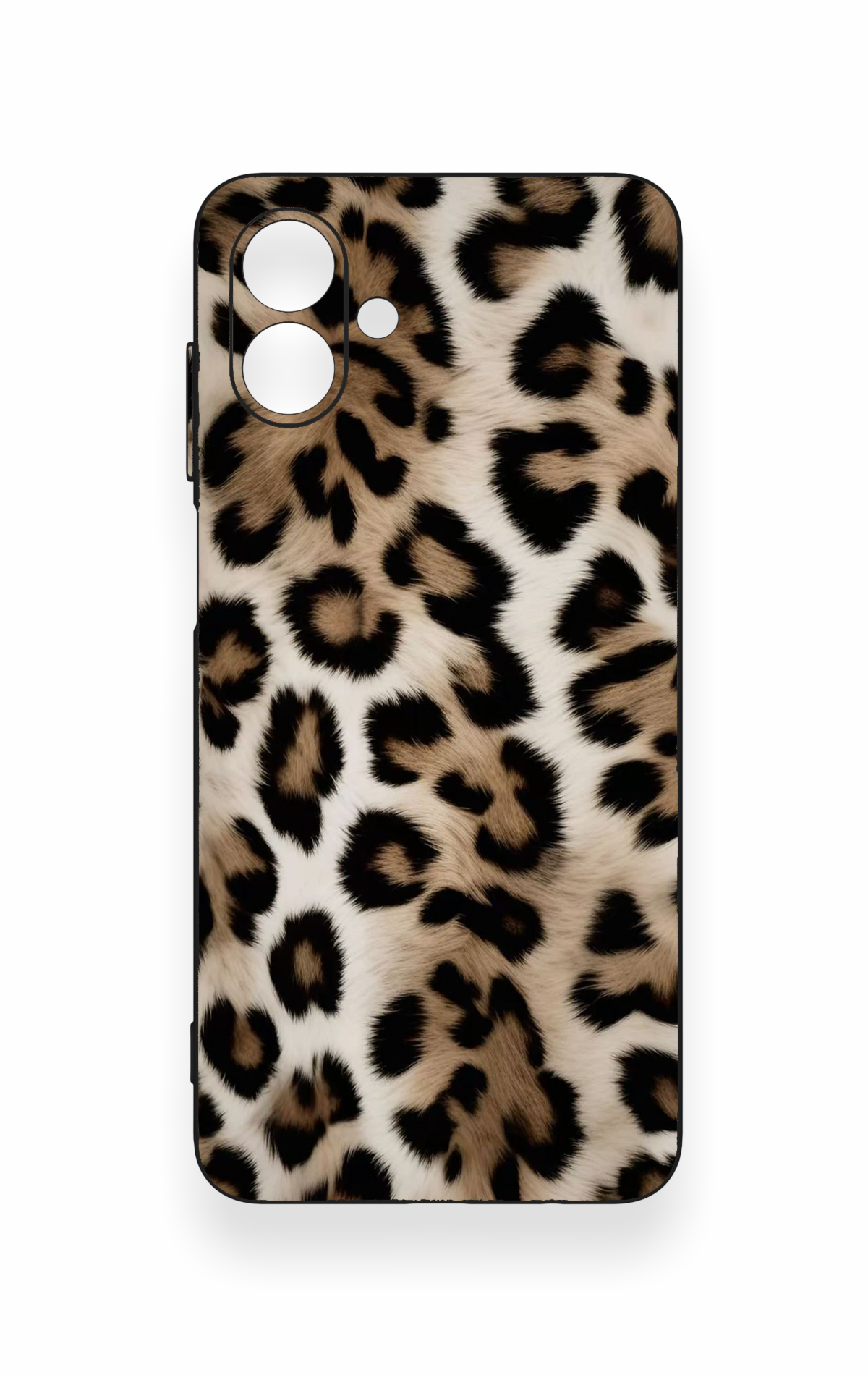 Samsung A07 Uyumlu Leopar Derisi Desenli Silikon Kılıf