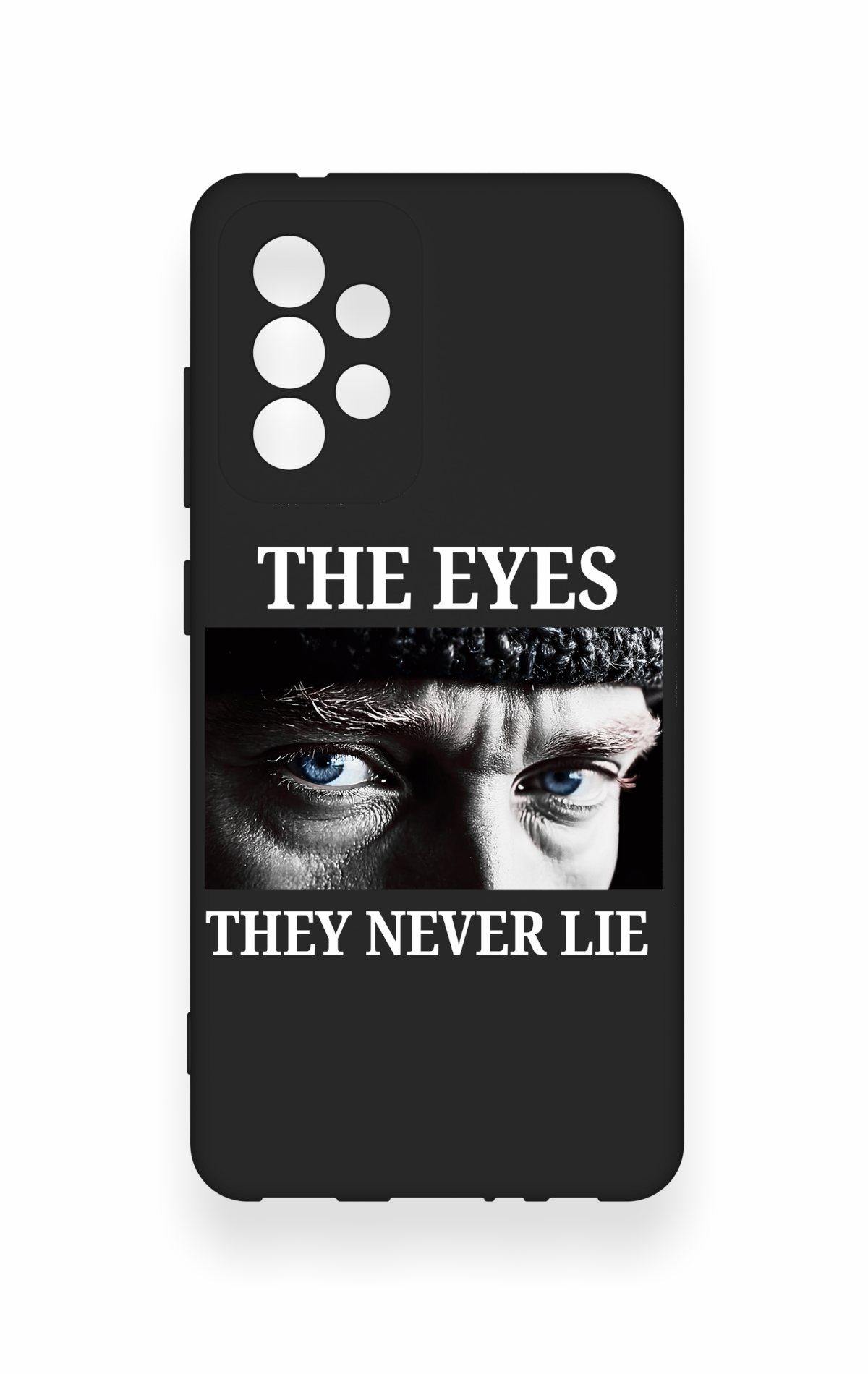Samsung A52 Uyumlu Atatürk Eyes Desenli Silikon Kılıf
