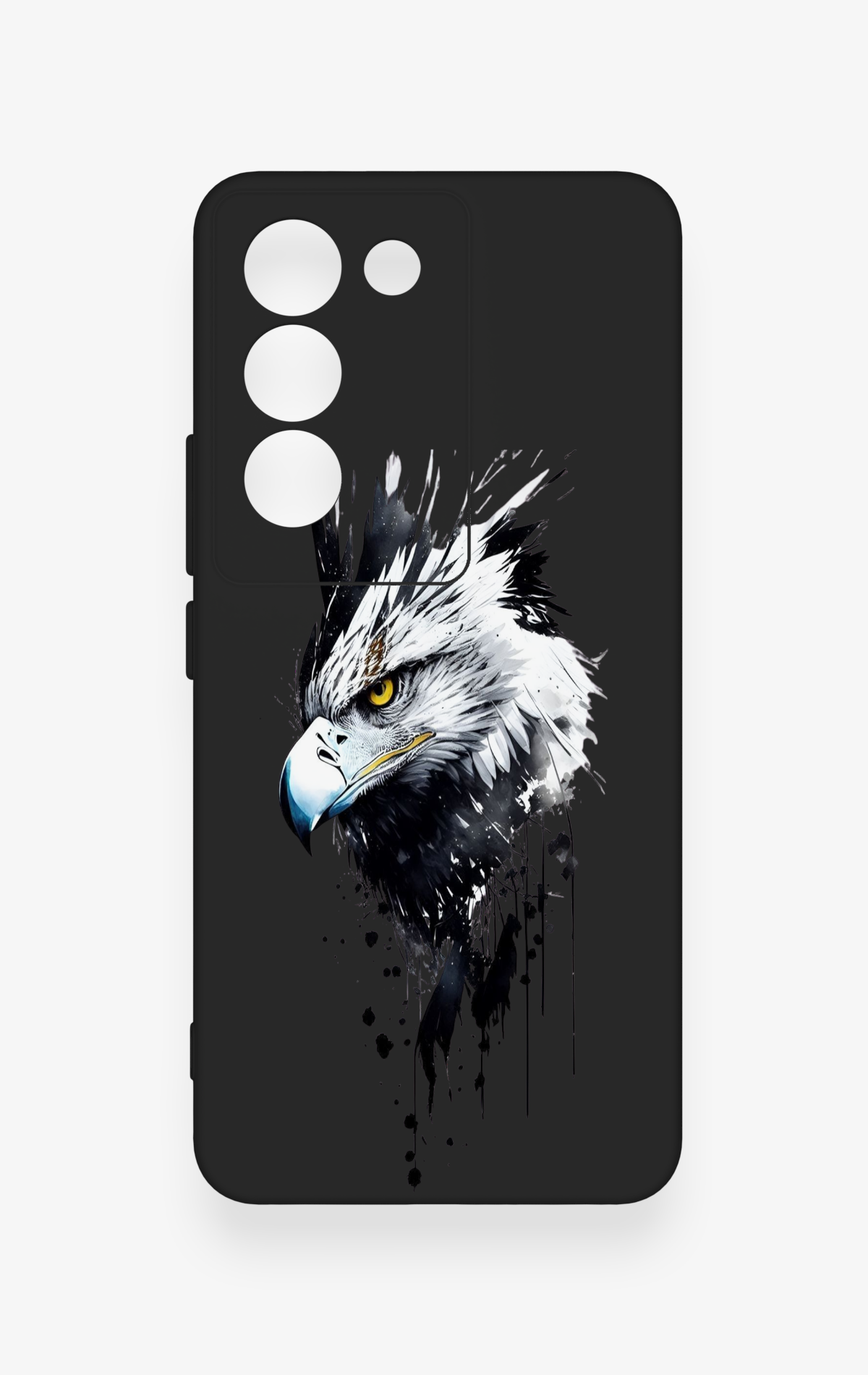 Vivo V30 Lite Uyumlu Bald Eagle Desenli Silikon Kılıf