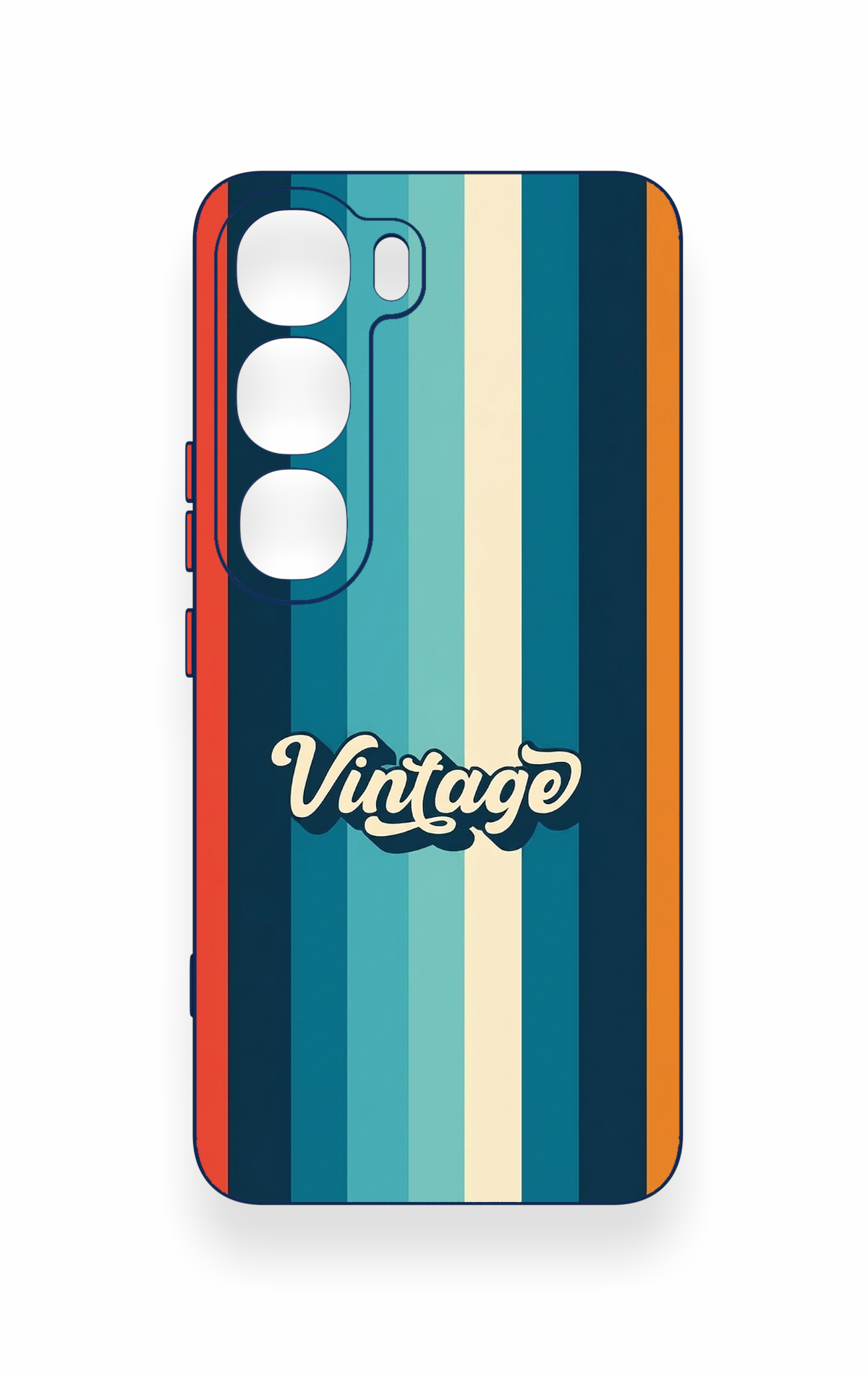 Vivo V40 Lite 5G Uyumlu Vintage Desenli Silikon Kılıf