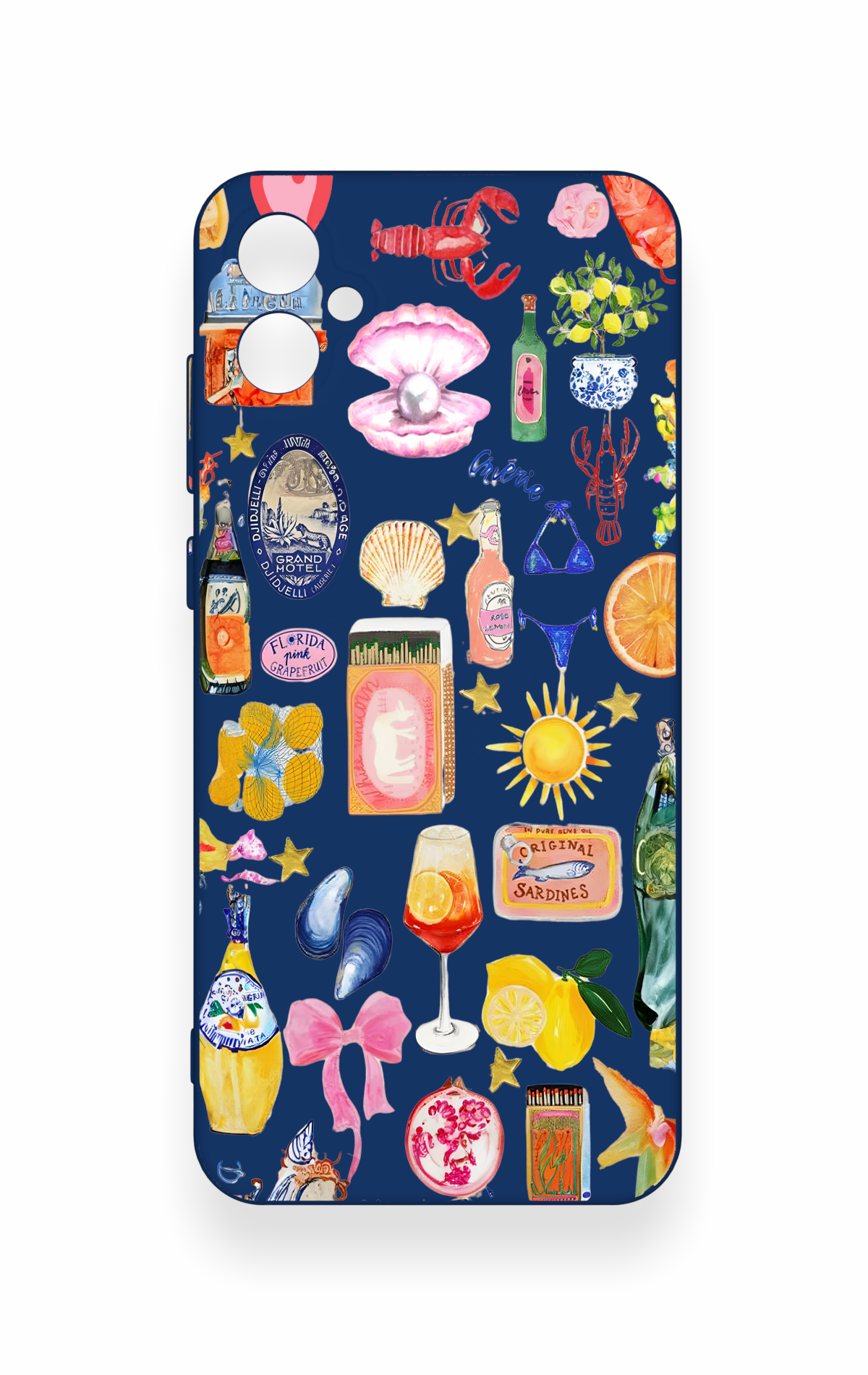 Samsung A05 Uyumlu Summer Desenli Silikon Kılıf