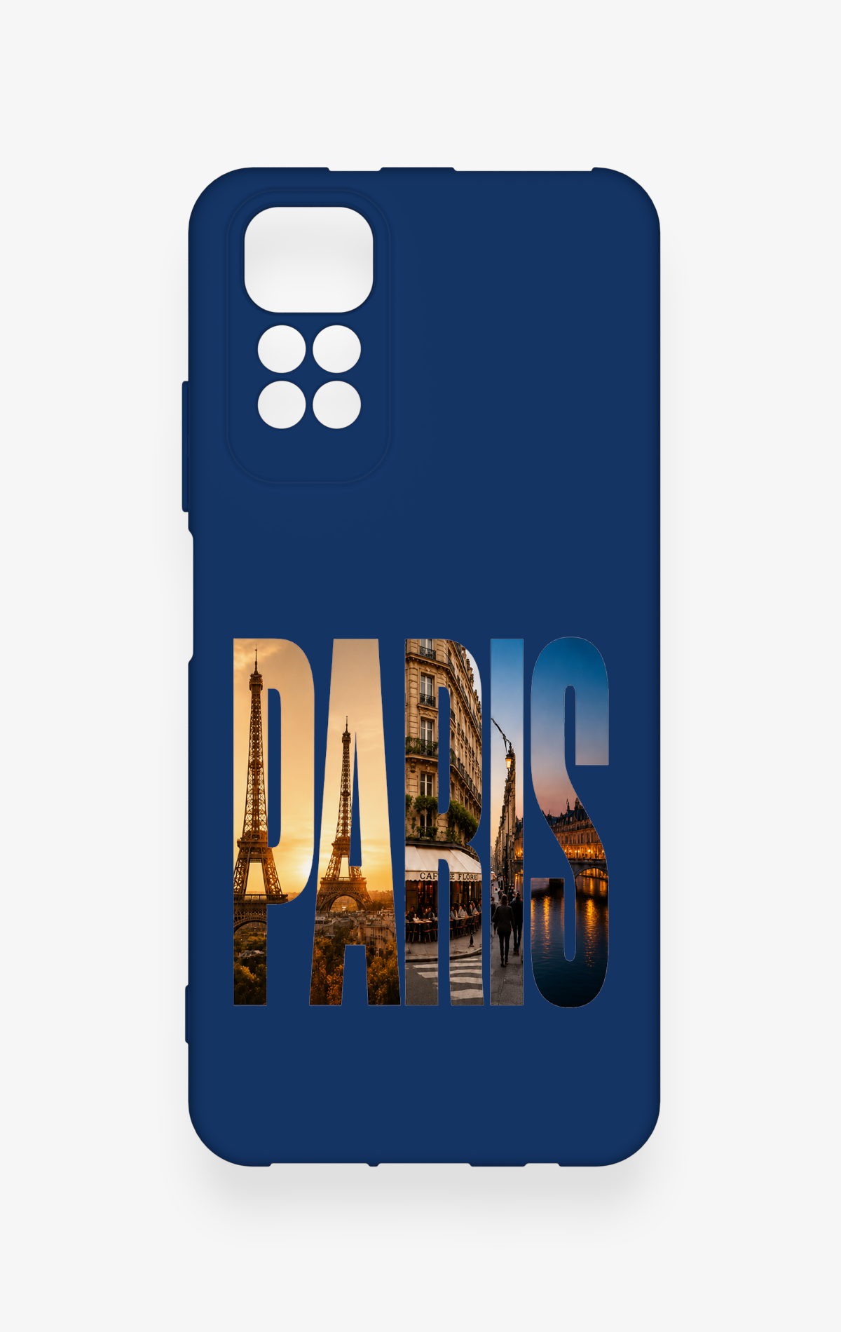 Redmi Note 11S Uyumlu Paris Desenli Silikon Kılıf