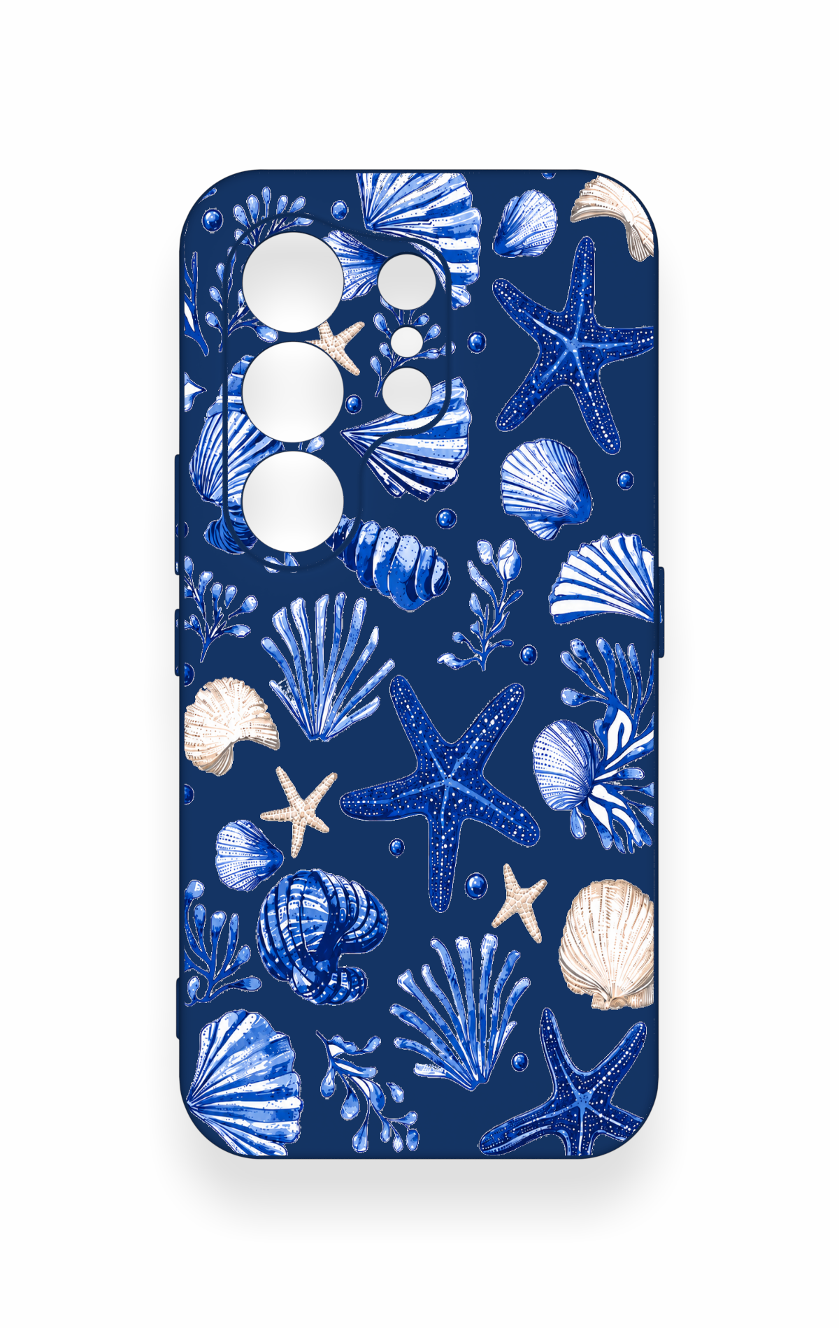Tecno Camon 50 4G Uyumlu Deniz Kabuğu Desenli Silikon Kılıf