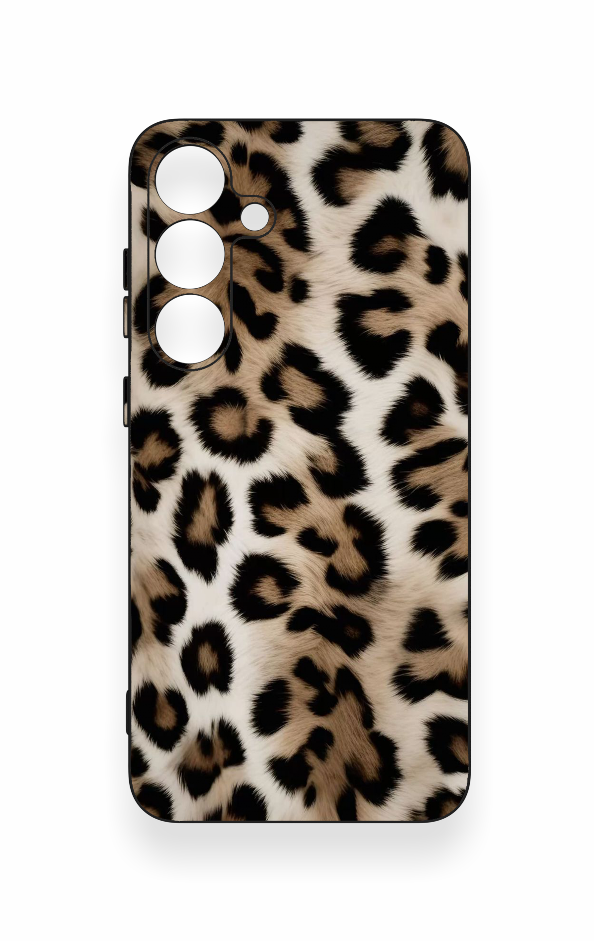 Samsung S25 Plus Uyumlu Leopar Derisi Desenli Silikon Kılıf