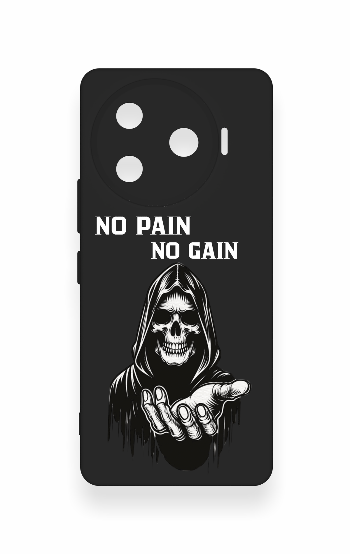 Tecno Camon 30 Pro 5G Uyumlu No Pain No Gain Desenli Silikon Kılıf