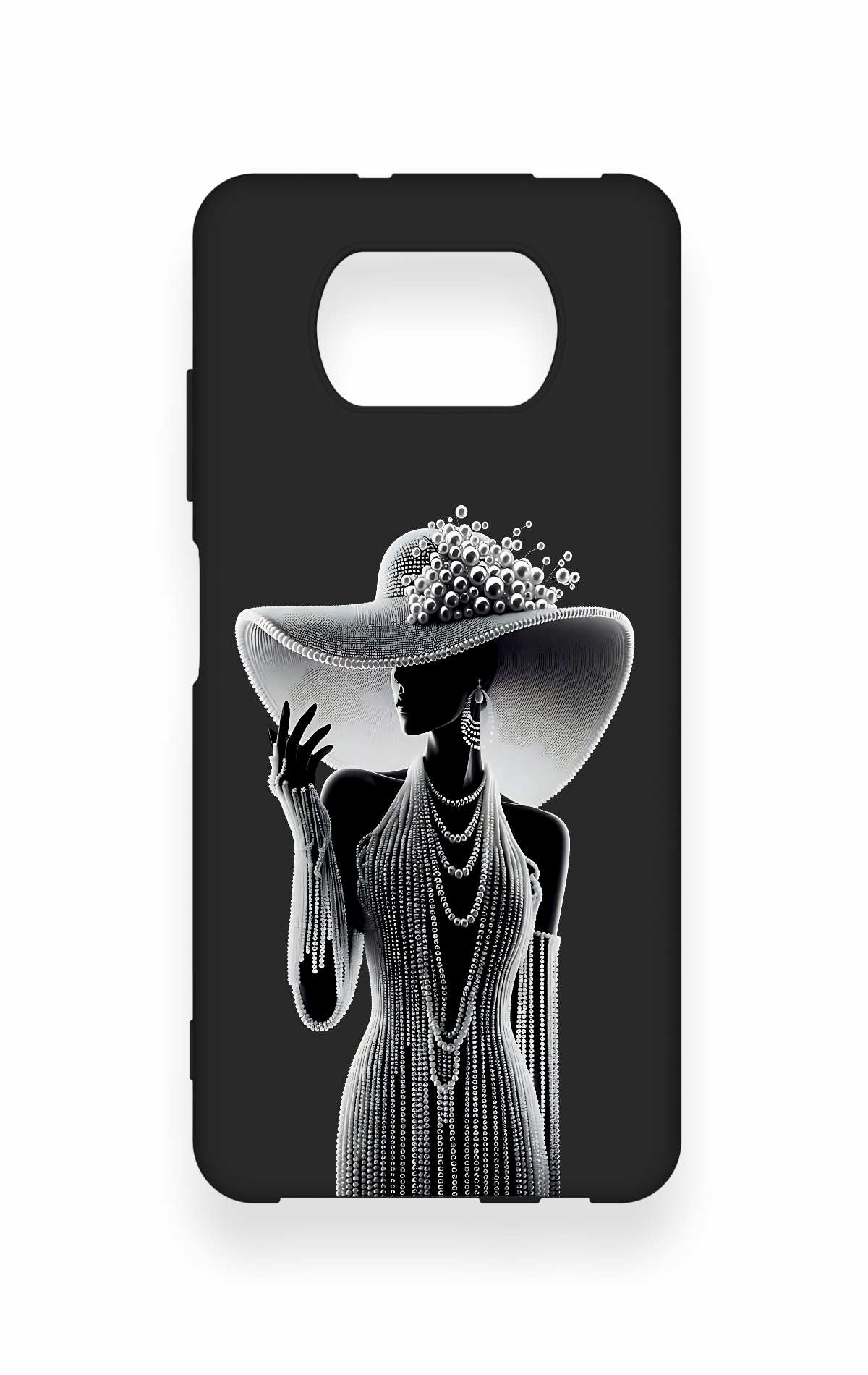 Poco X3 Uyumlu Lady Desenli Silikon Kılıf