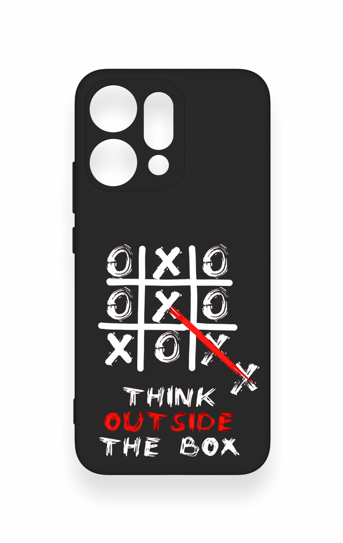 Oppo Reno 14 Uyumlu Out Side The Box Desenli Silikon Kılıf