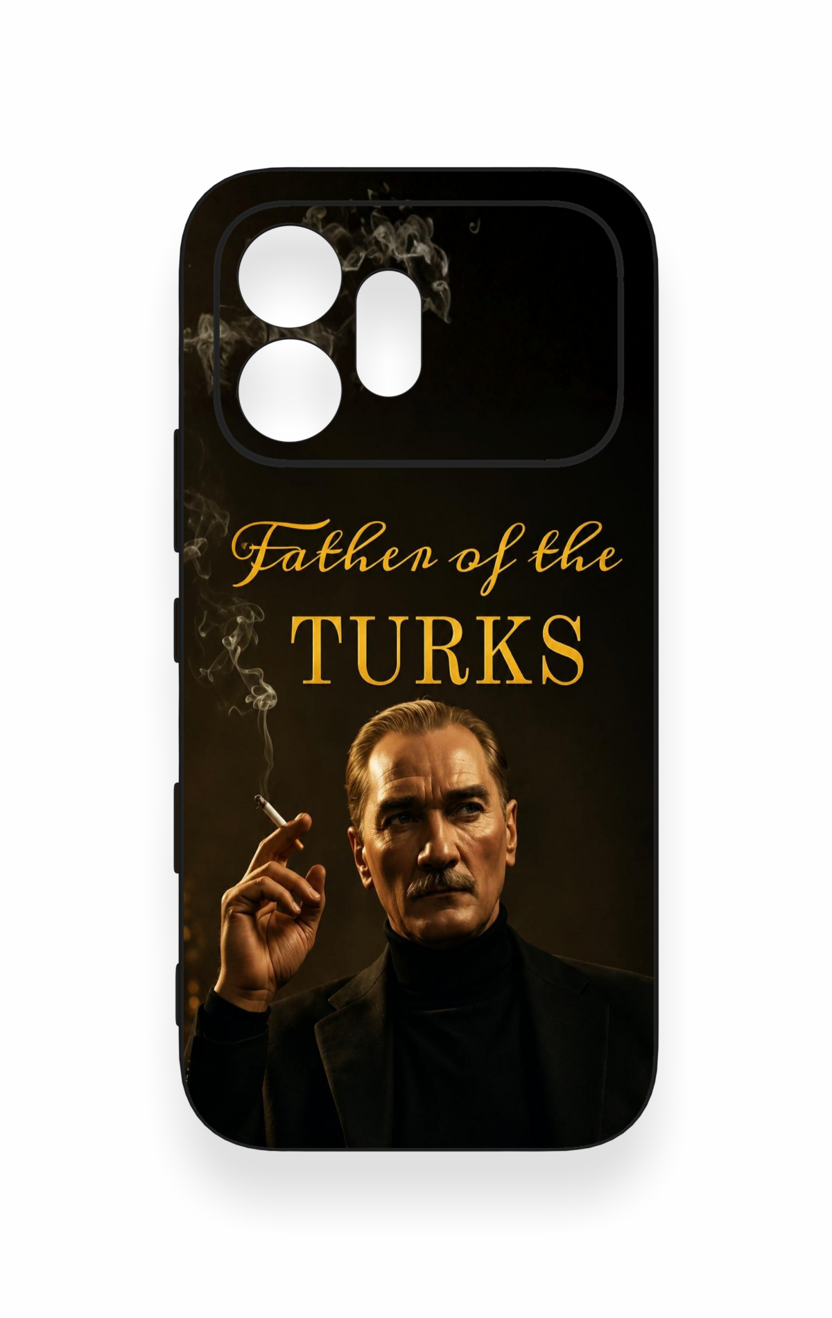 Honor 600 Uyumlu Father Of The Turks Desenli Silikon Kılıf