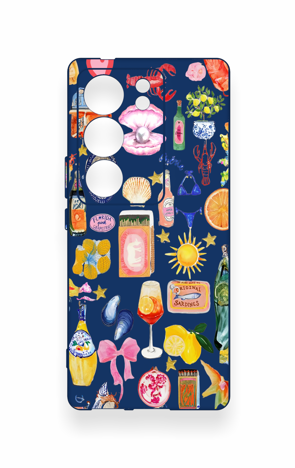 Vivo V29 Uyumlu Summer Desenli Silikon Kılıf