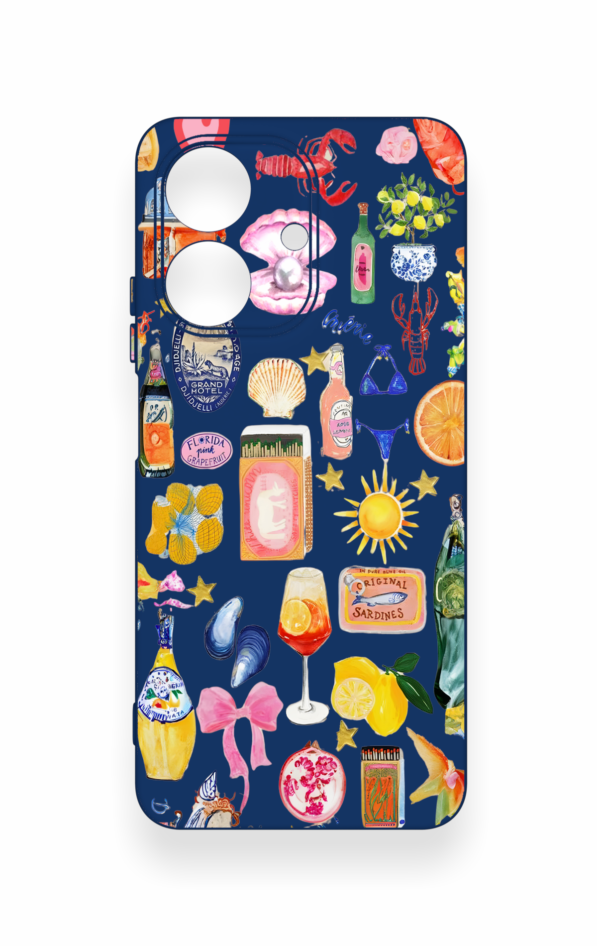 Realme Note 60 Uyumlu Summer Desenli Silikon Kılıf