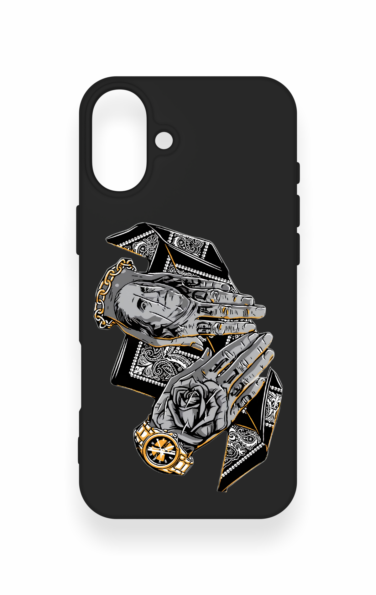 iPhone 16 Plus Uyumlu Self Made Desenli Silikon Kılıf