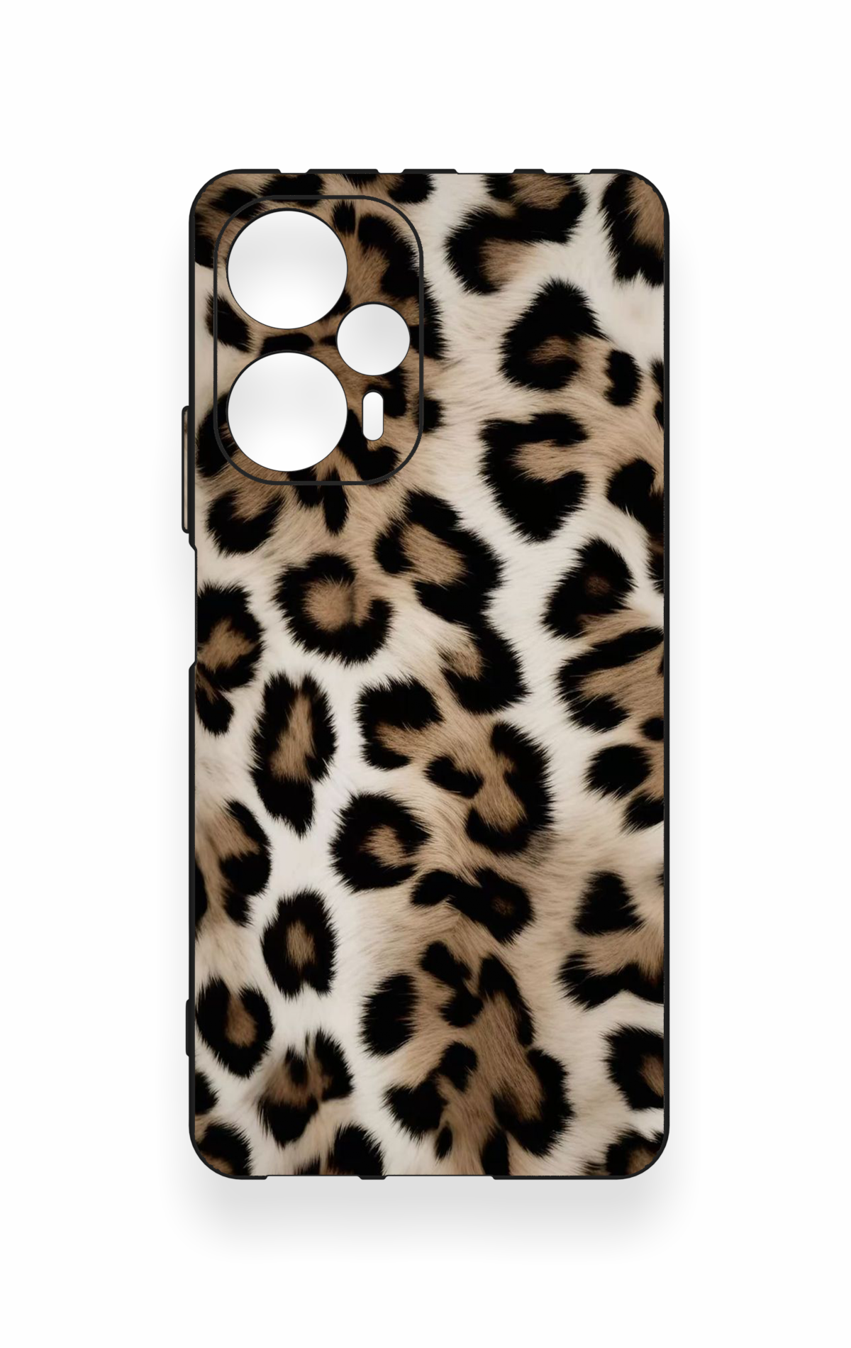 Poco F5 Uyumlu Leopar Derisi Desenli Silikon Kılıf