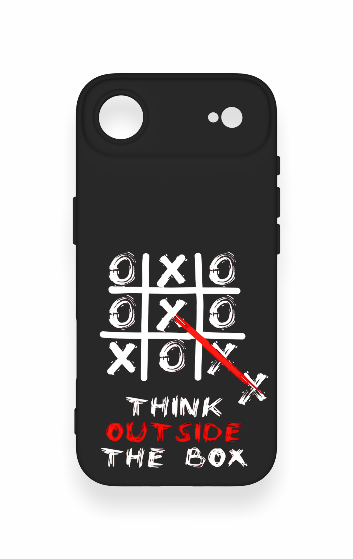 iPhone 17 Air Uyumlu Out Side The Box Desenli Silikon Kılıf