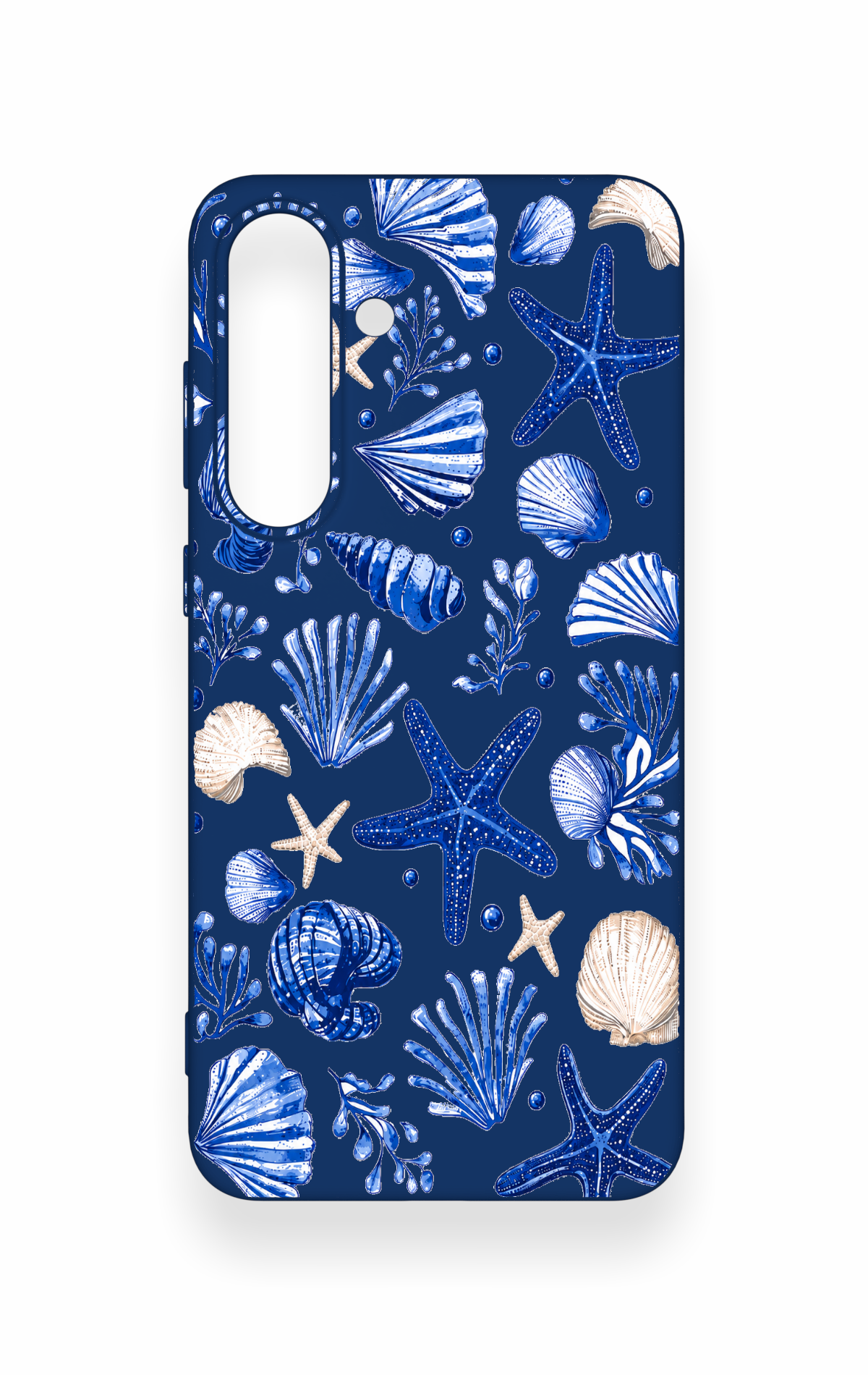 Samsung S25Fe Uyumlu Deniz Kabuğu Desenli Silikon Kılıf