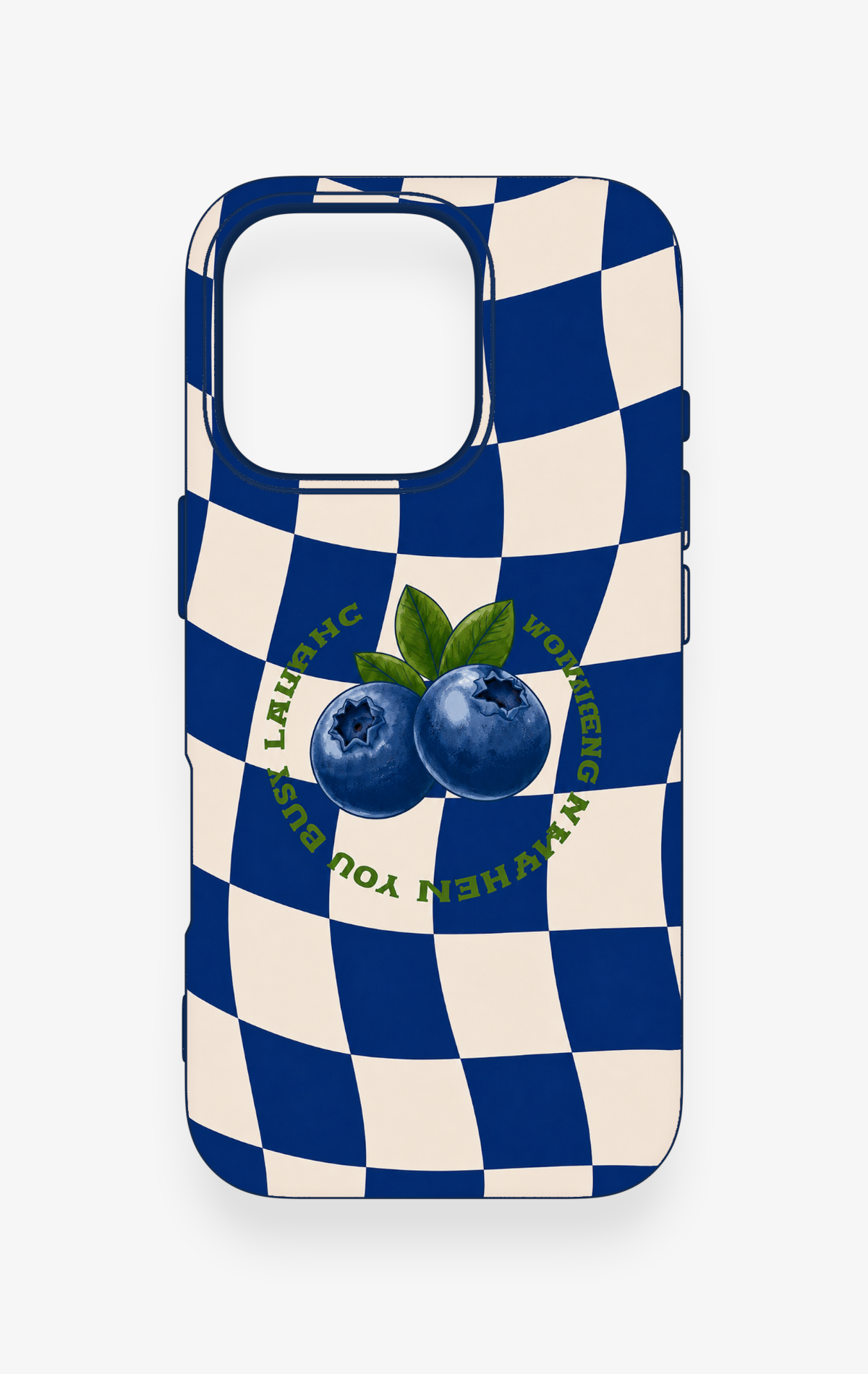 iPhone 16 Pro Uyumlu Yaban Mersini Desenli Silikon Kılıf