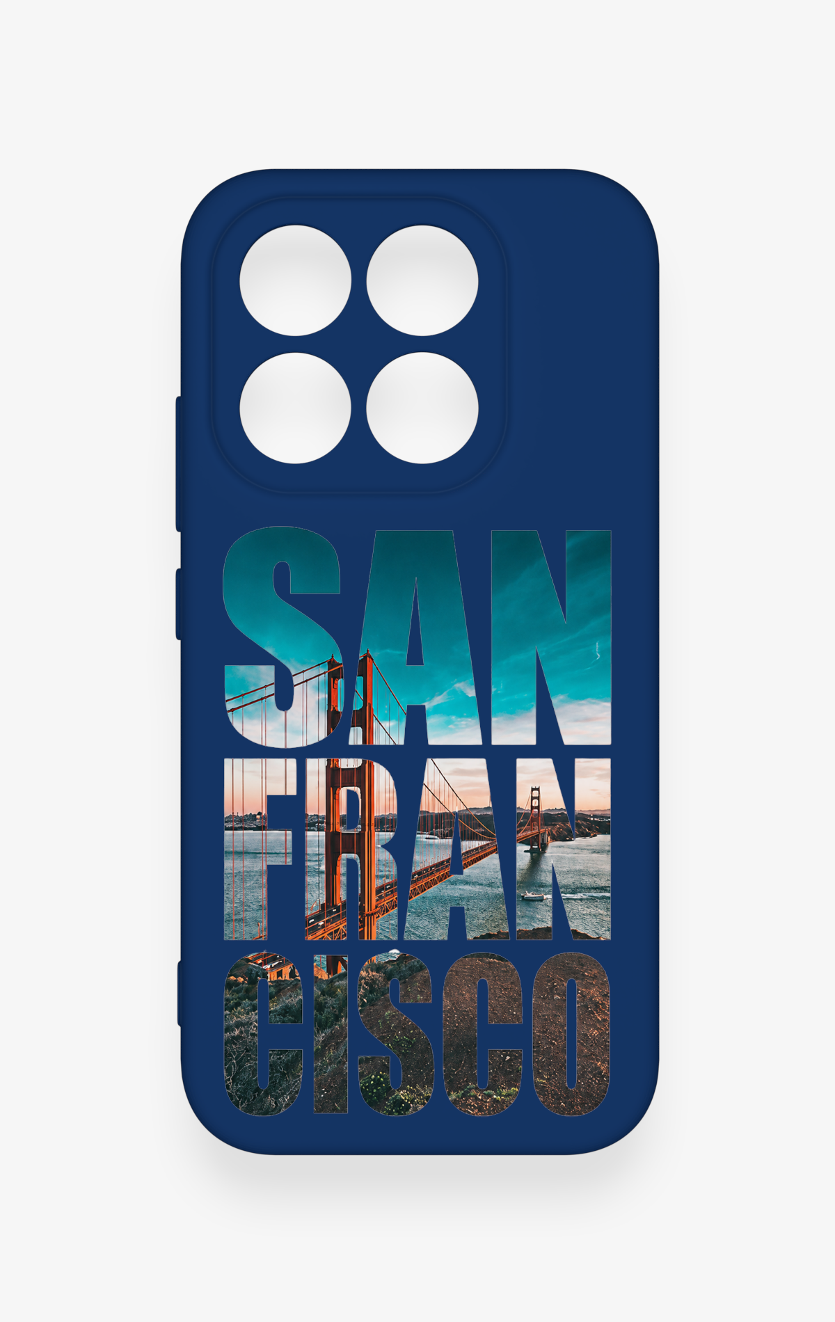 Mi 17 5G Uyumlu San Francisco Desenli Silikon Kılıf