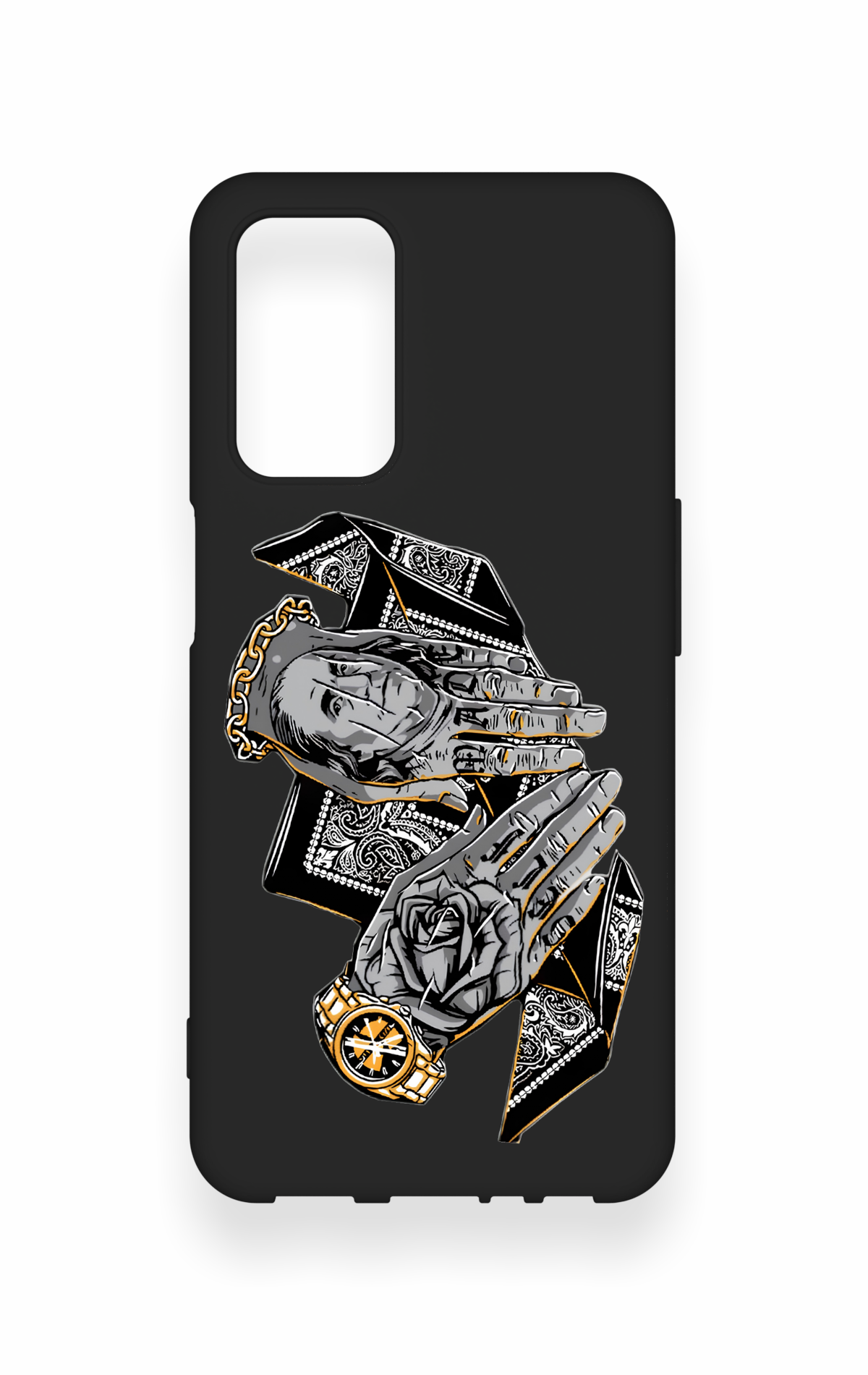 Oppo A55 Uyumlu Self Made Desenli Silikon Kılıf