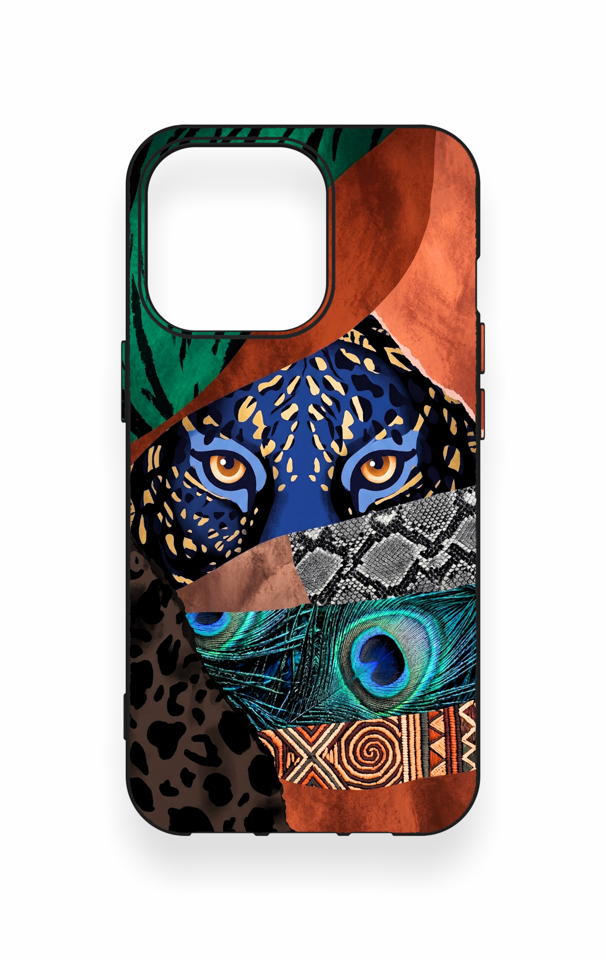 iPhone 13 Pro Uyumlu Amazon Kaplan Desenli Silikon Kılıf