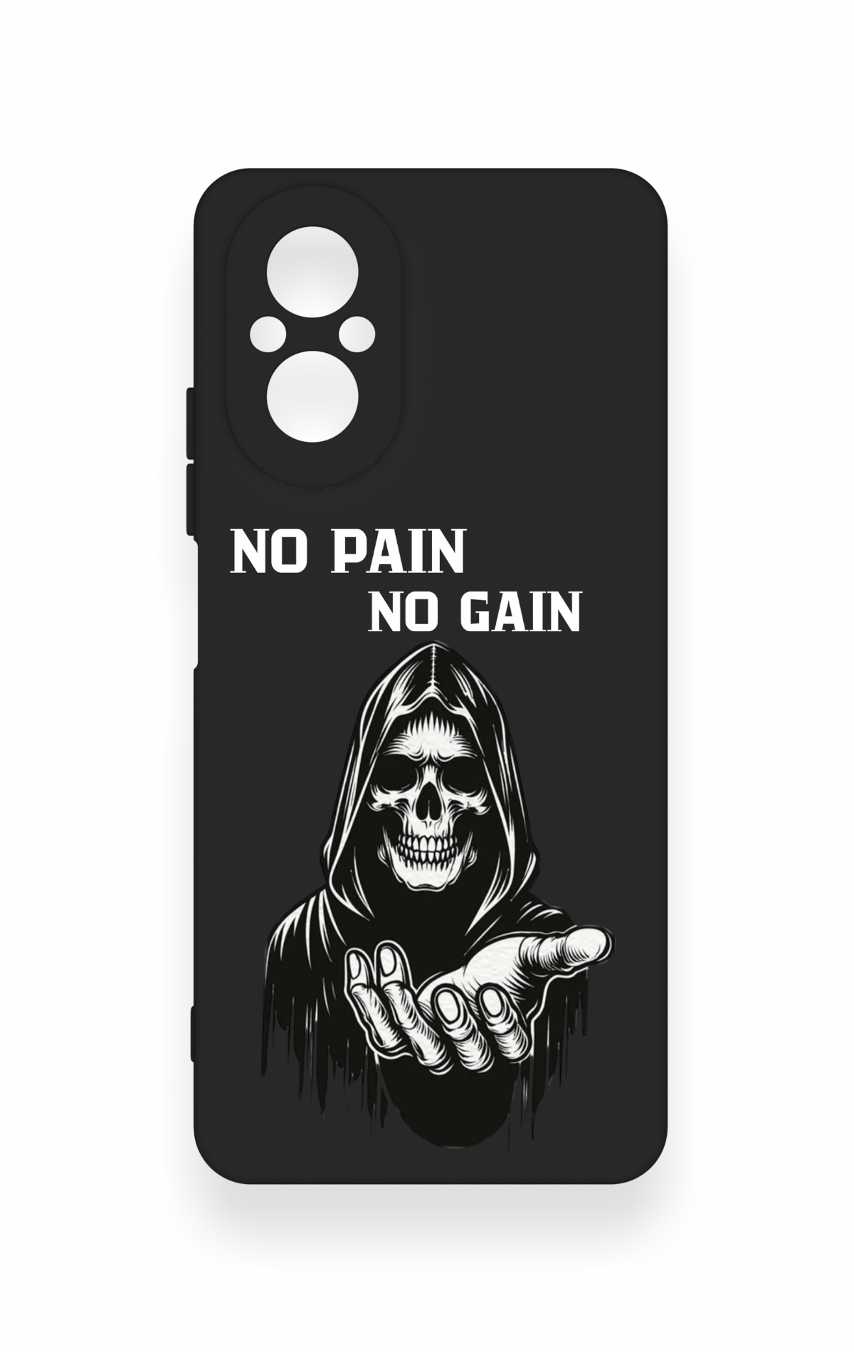 Realme 12 Lite Uyumlu No Pain No Gain Desenli Silikon Kılıf