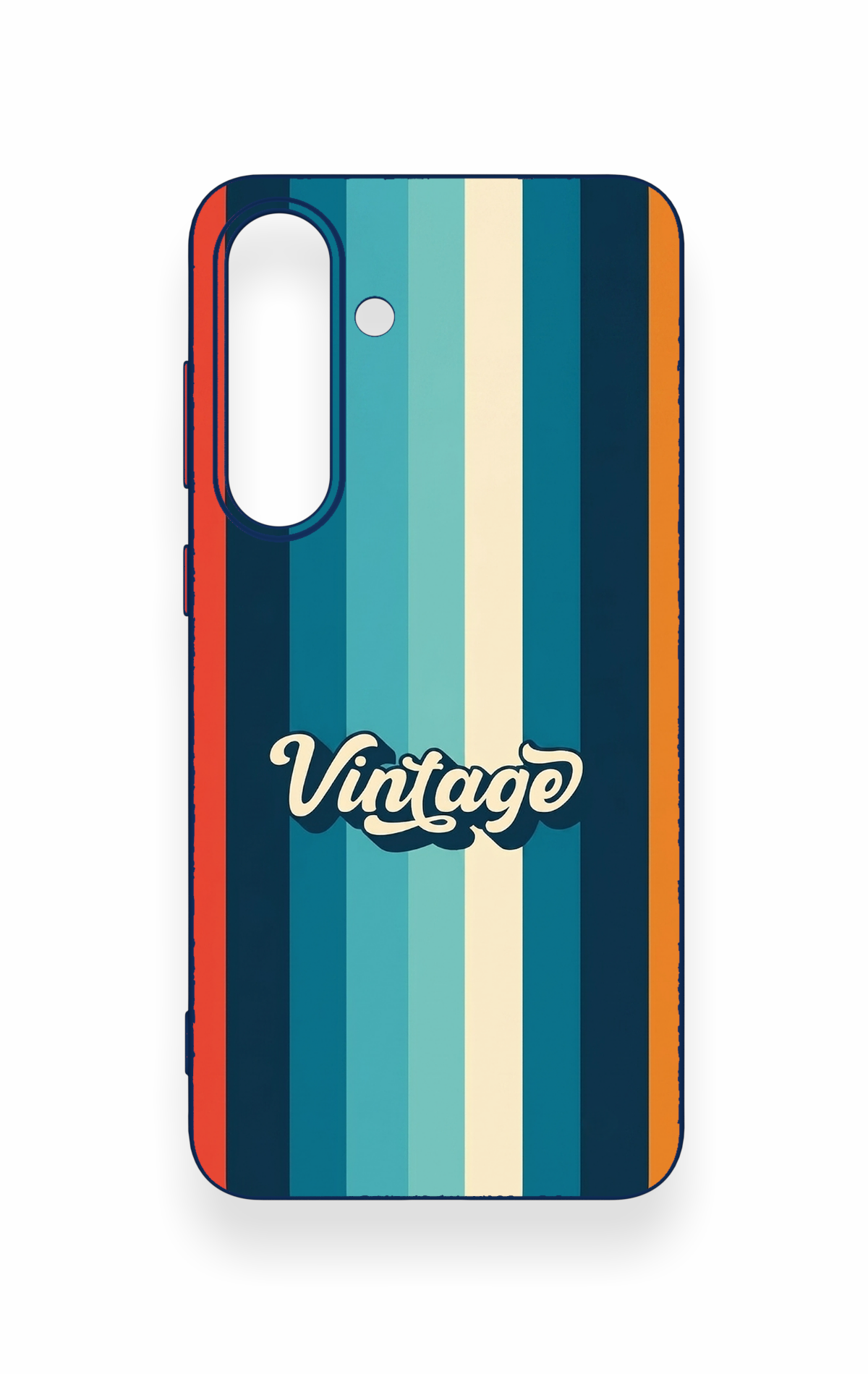 Samsung S25Fe Uyumlu Vintage Desenli Silikon Kılıf