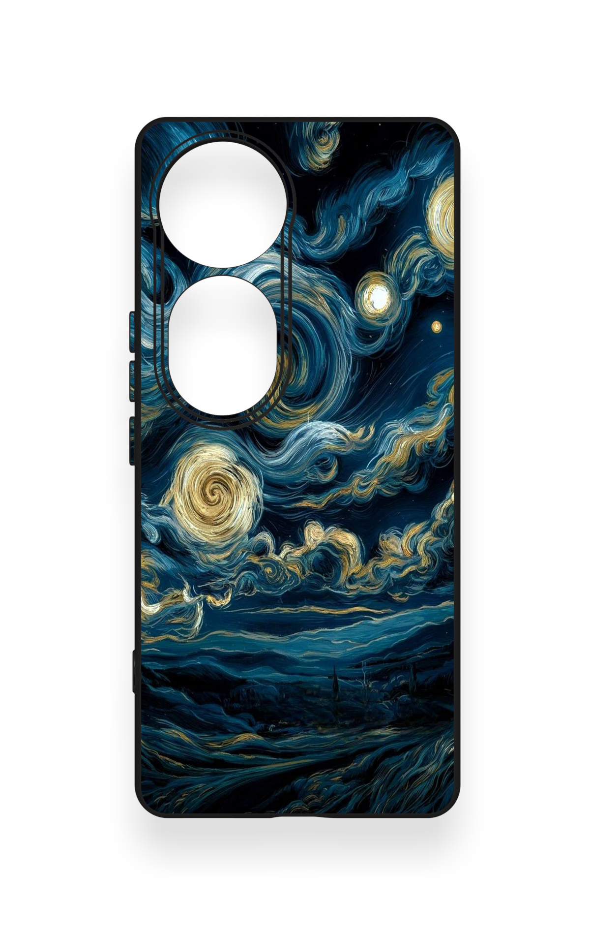 Vivo V40 Uyumlu Yıldızlı Gece Desenli Silikon Kılıf