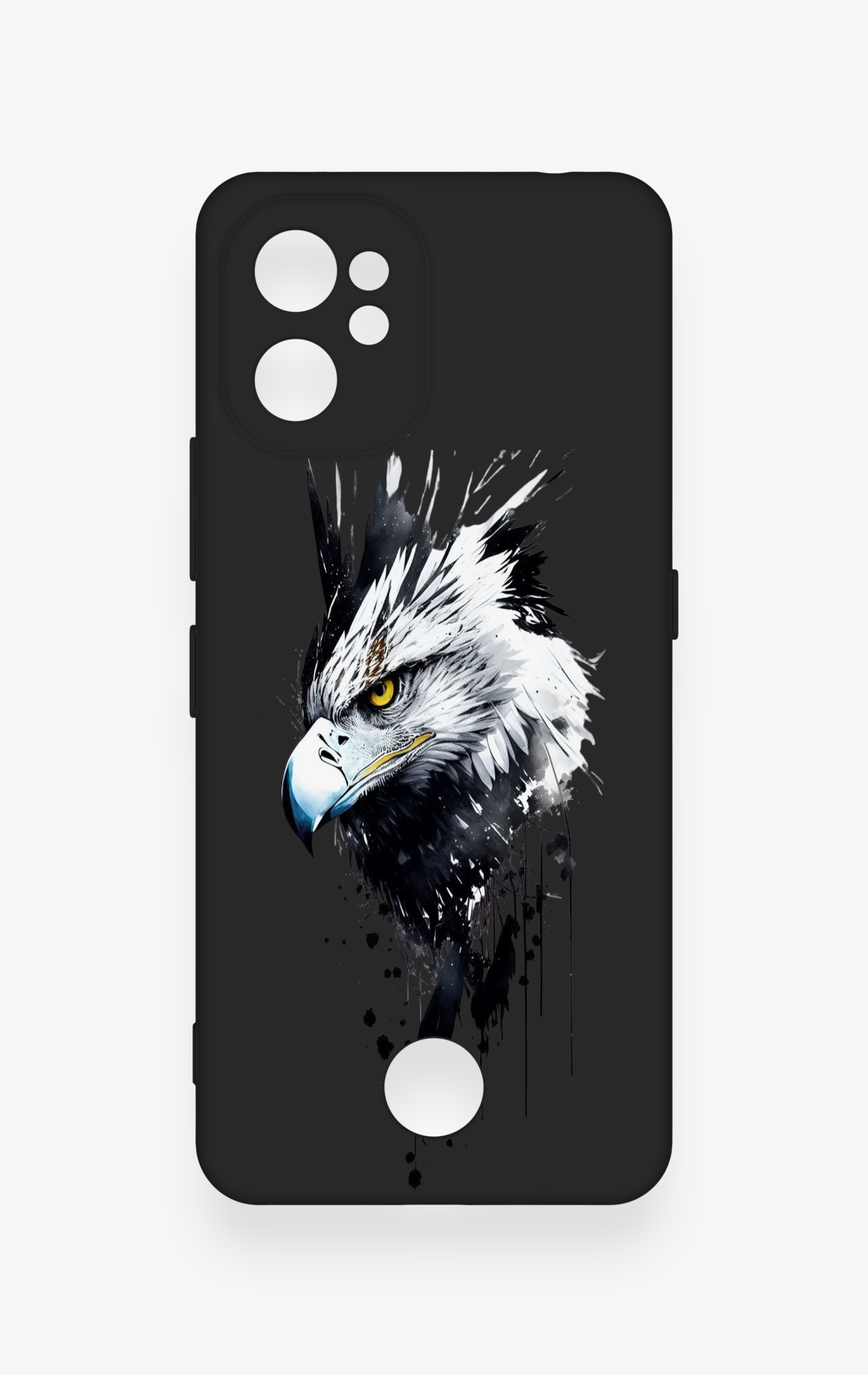Reeder S19 Max Pro Uyumlu Bald Eagle Desenli Silikon Kılıf