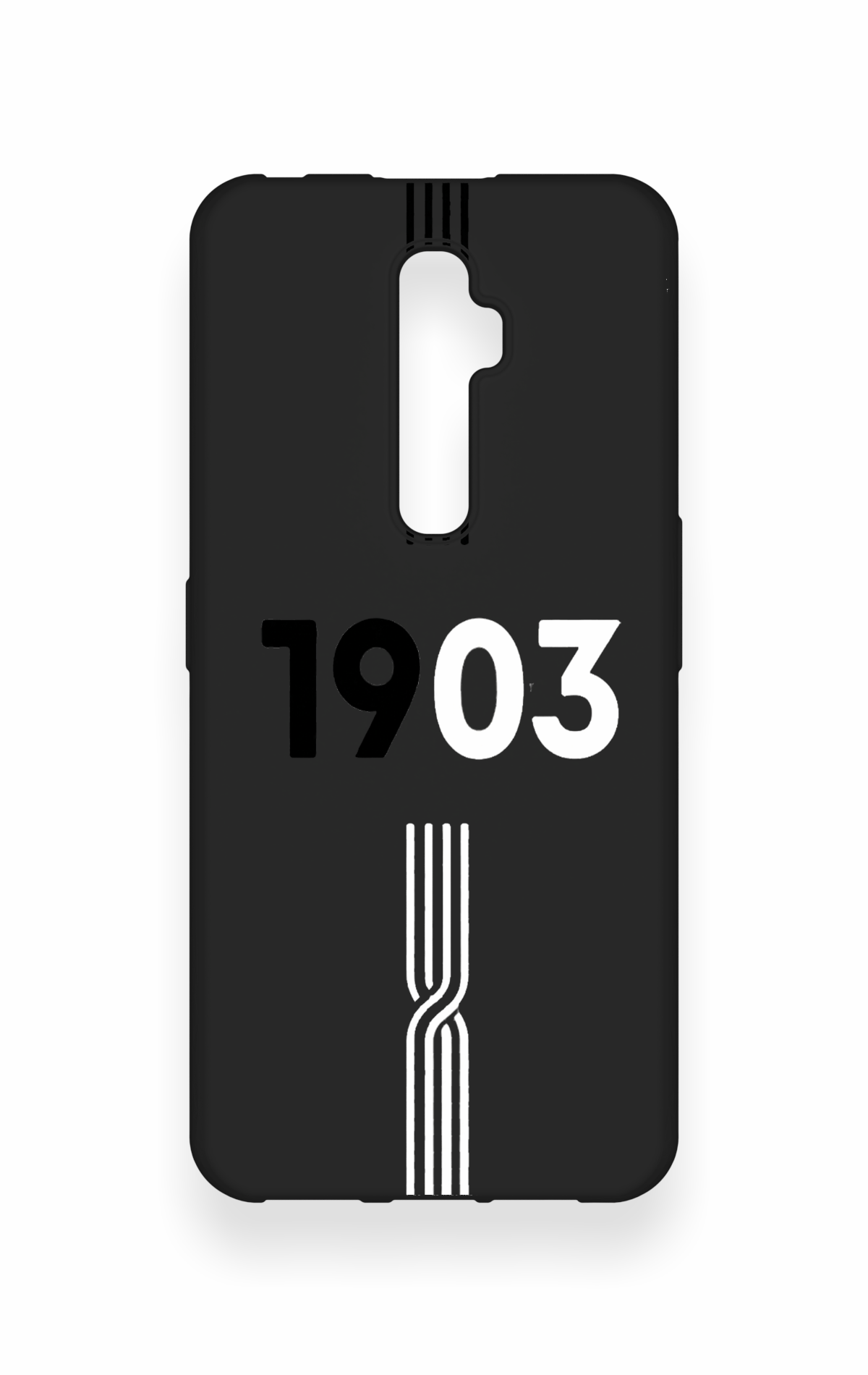 Oppo Reno 2Z Uyumlu 1903 Kemer Desenli Silikon Kılıf
