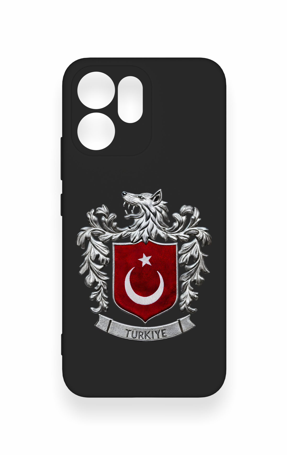 Oppo Reno 14F Uyumlu Türk Arma Desenli Silikon Kılıf