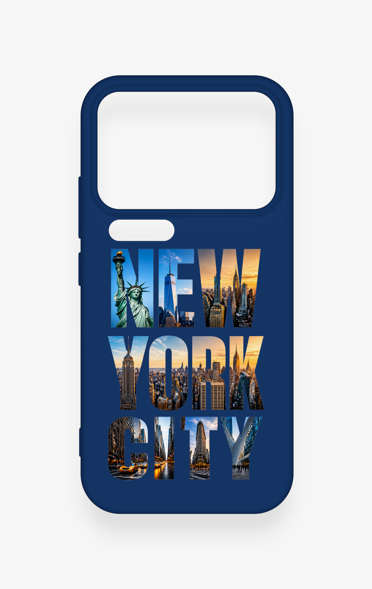 Xiaomi Mi 17 Pro 5G Uyumlu New York City Desenli Silikon Kılıf