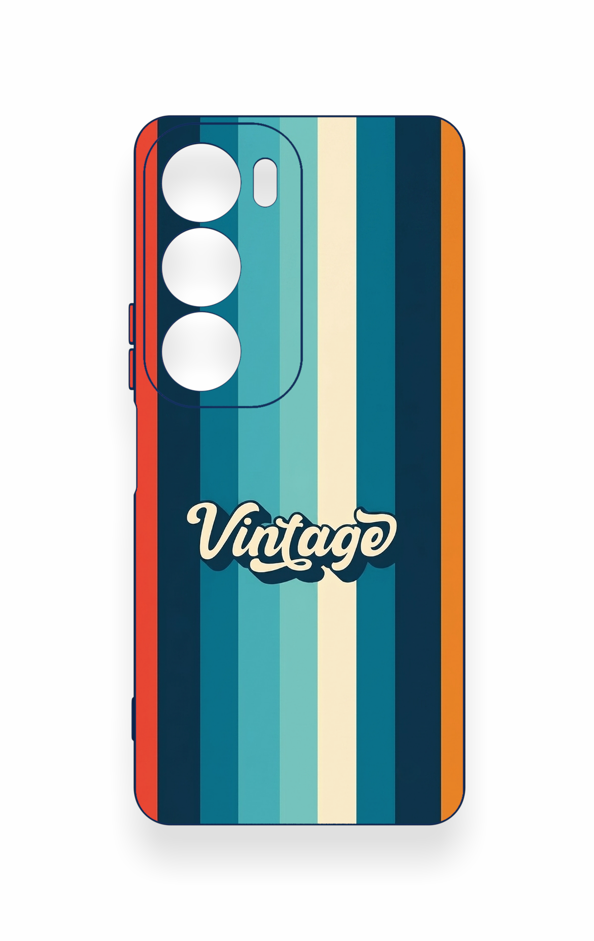 Vivo Y19s Uyumlu Vintage Desenli Silikon Kılıf
